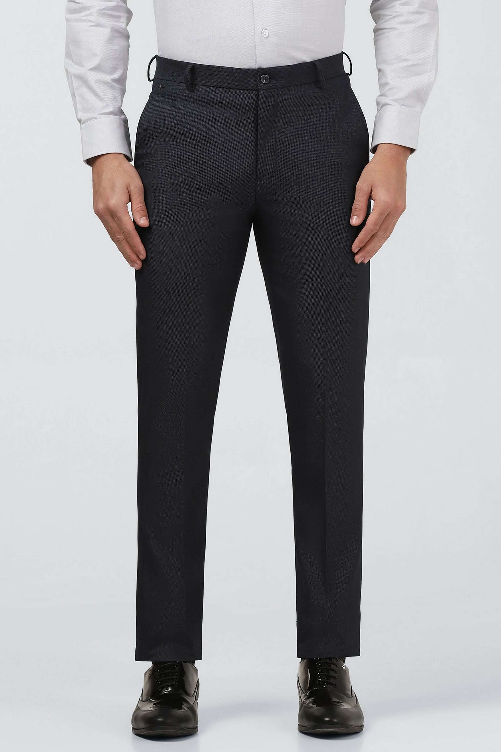Solid-Blended-Fabric-Super-Slim-Fit-Men-s-Trousers