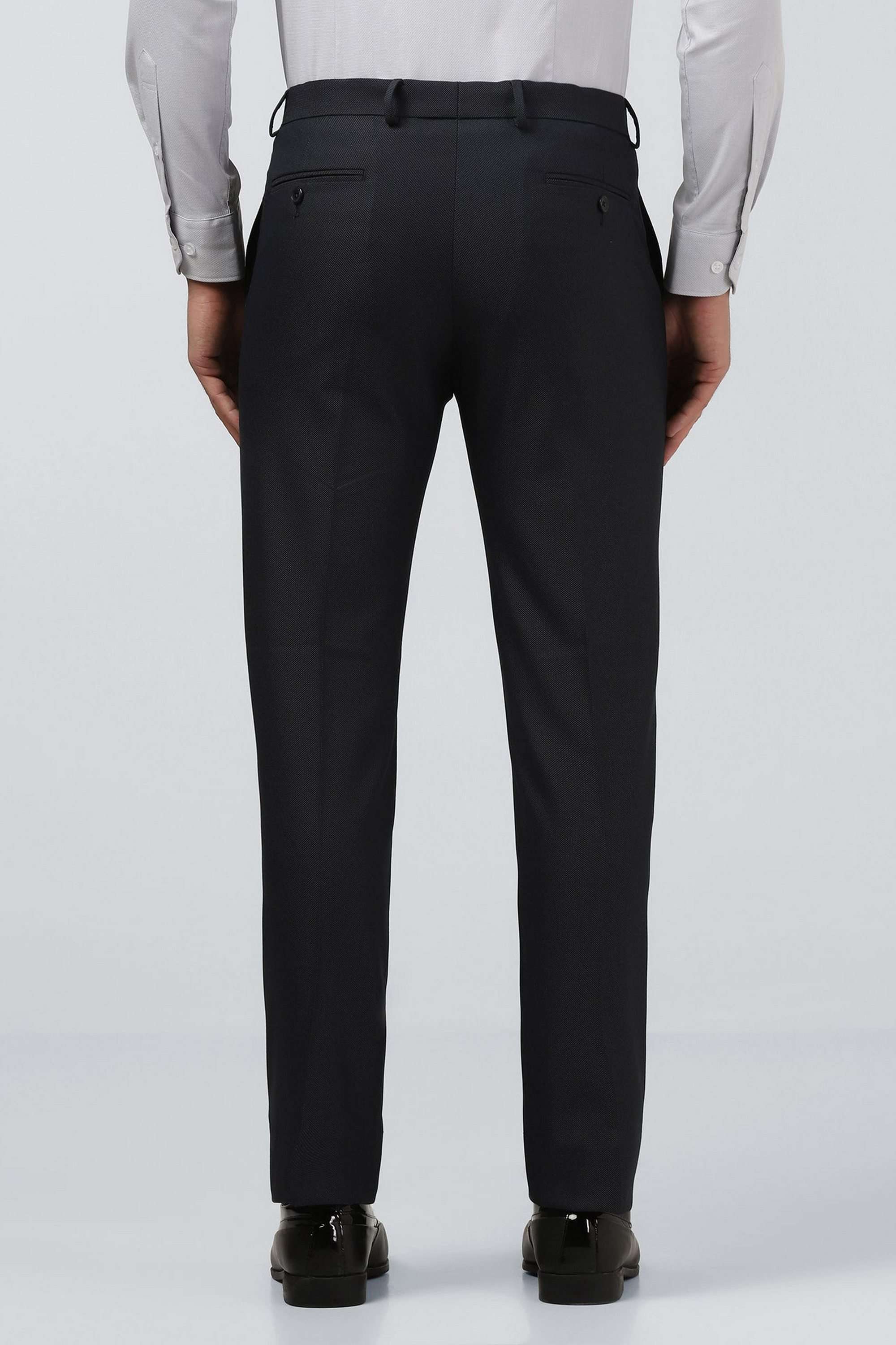 Solid-Blended-Fabric-Super-Slim-Fit-Men-s-Trousers
