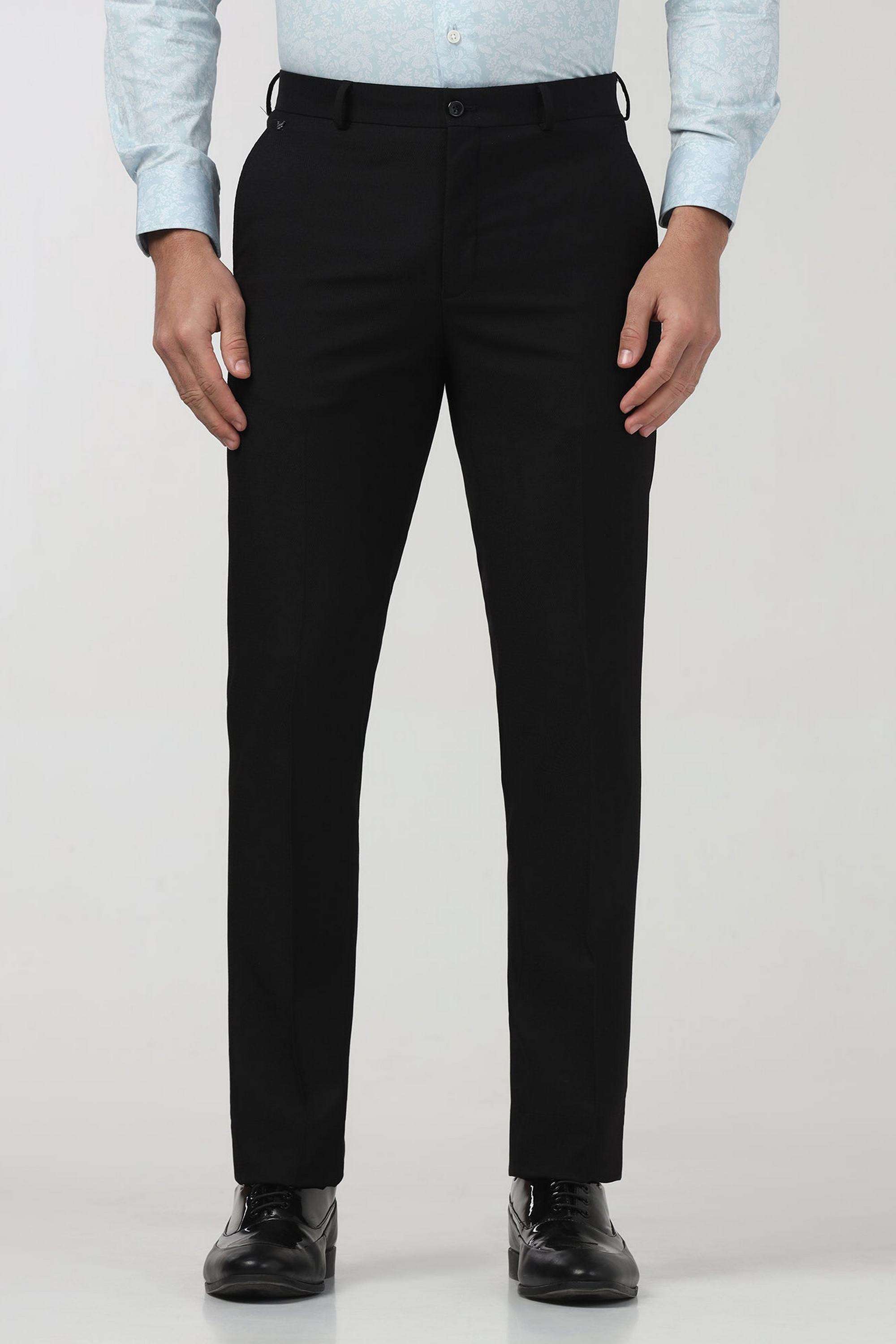 Solid-Poly-Blend-Super-Slim-Fit-Men-s-Formal-Trousers