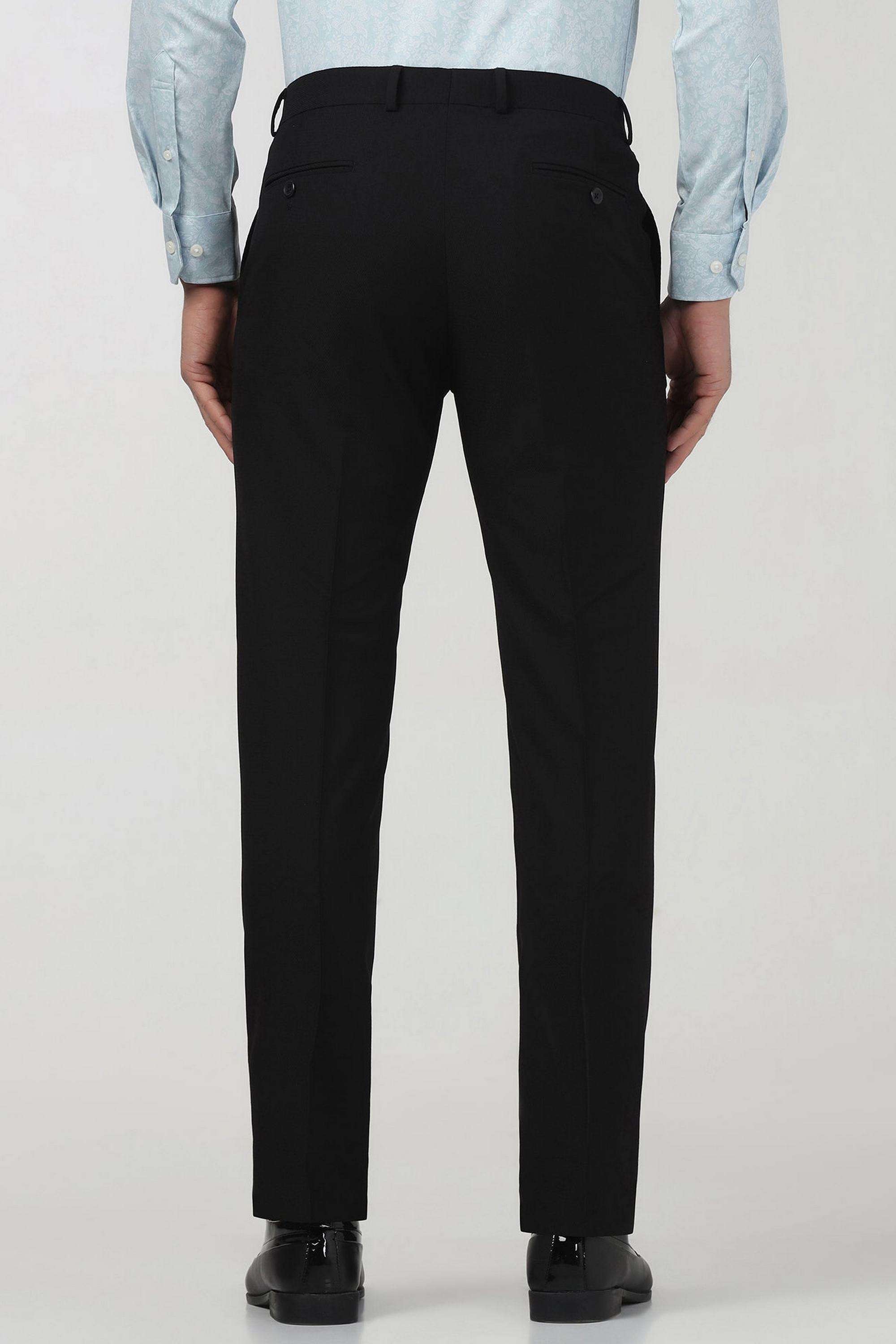 Solid-Poly-Blend-Super-Slim-Fit-Men-s-Formal-Trousers