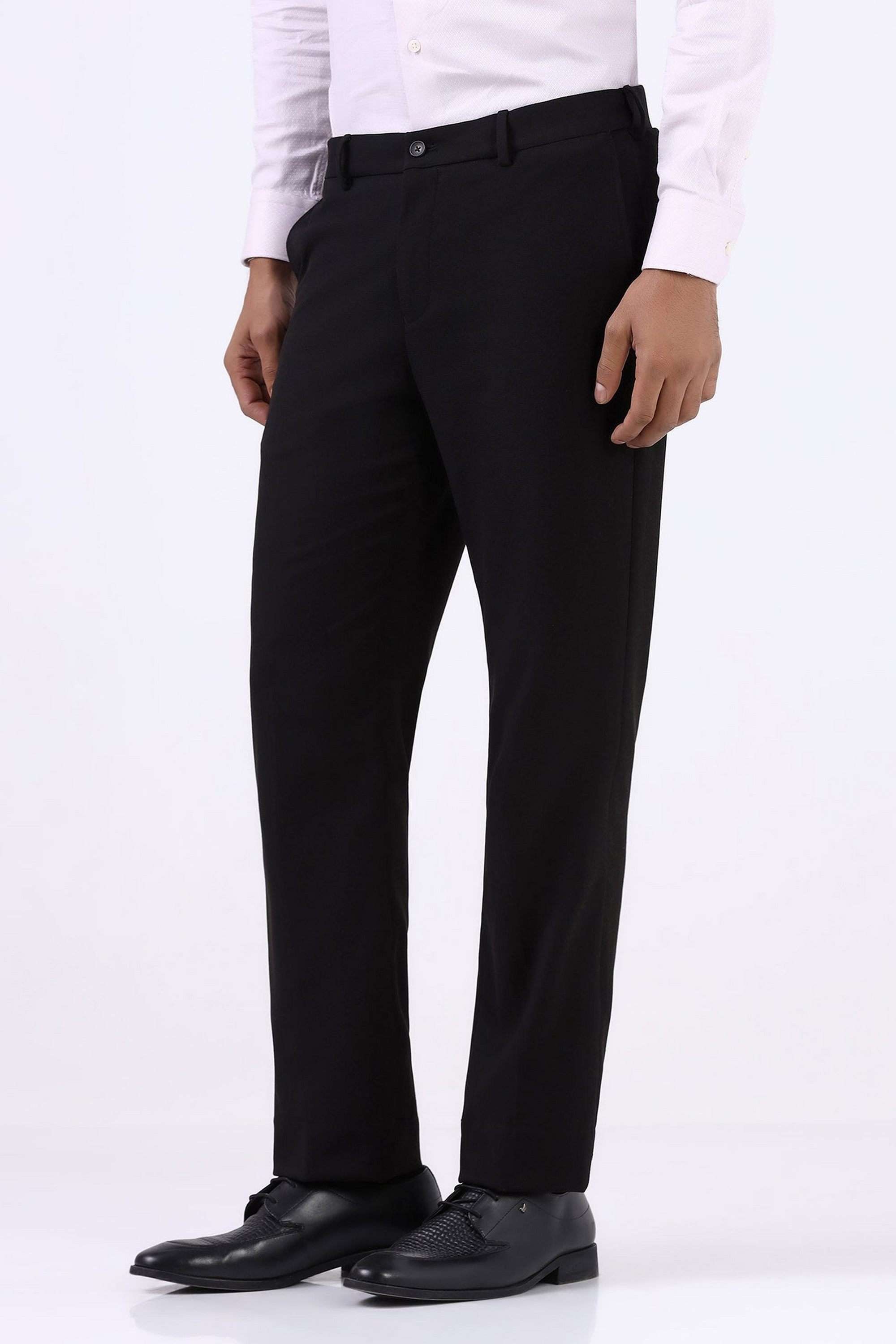 Solid-Polyester-Regular-Fit-Men-s-Formal-Trousers