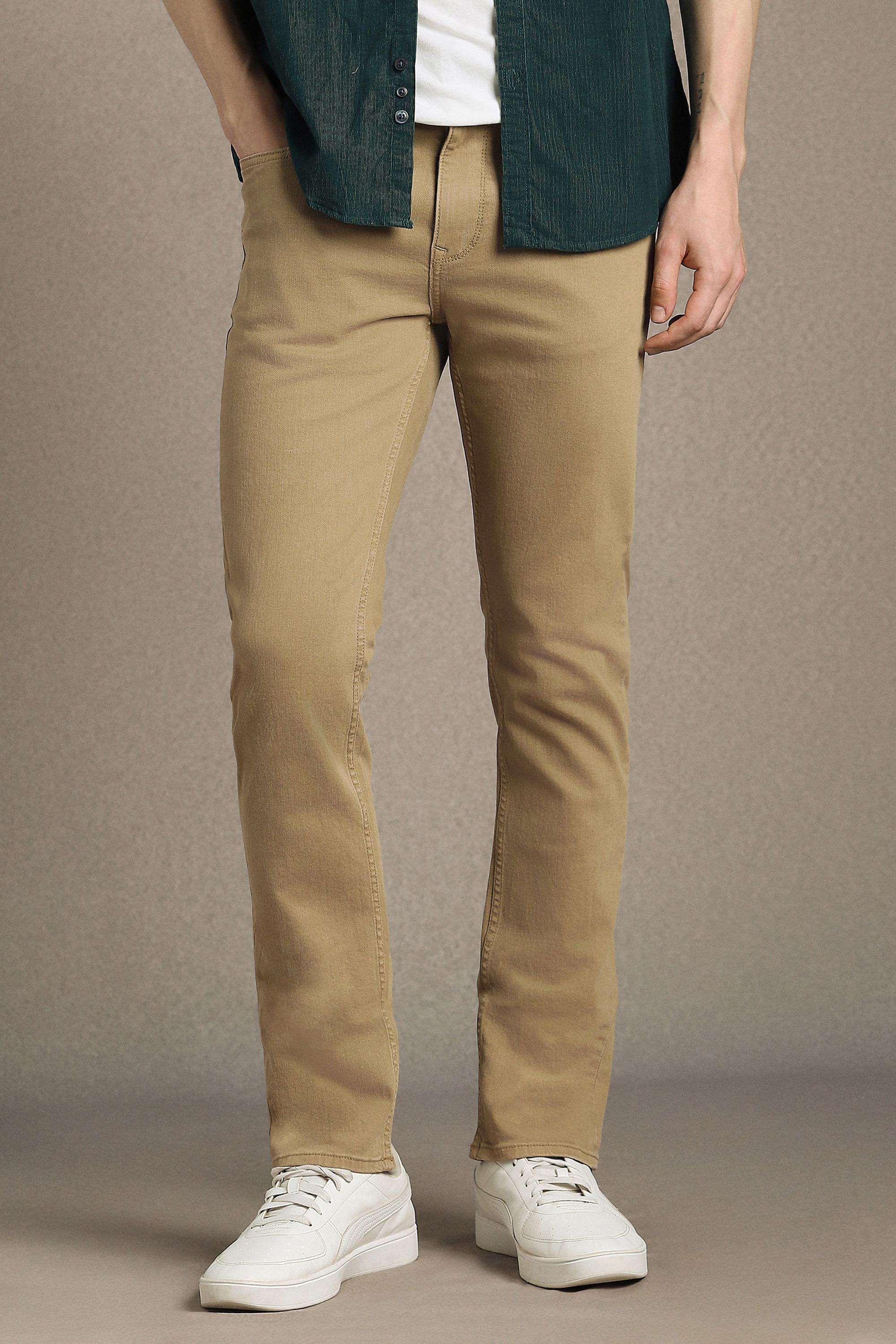 Solid-Cotton-Blend-Slim-Fit-Men-s-Jeans