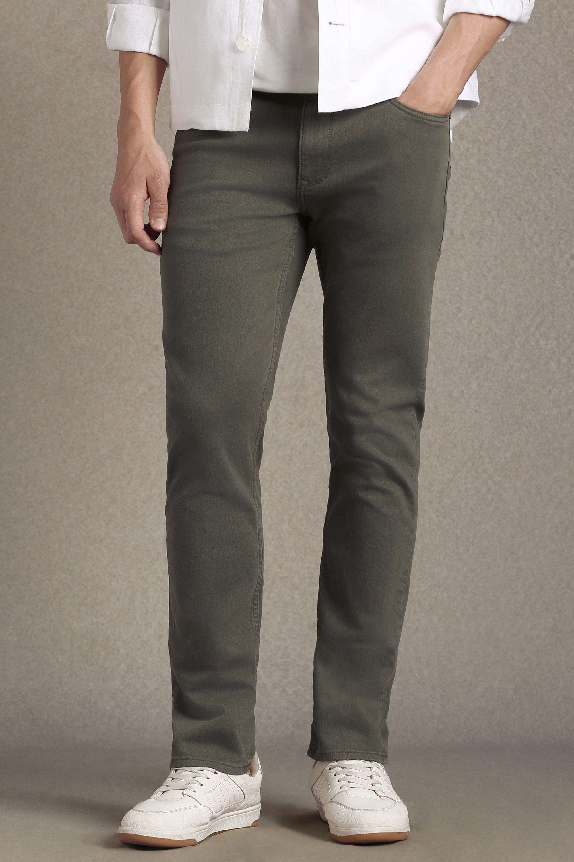 Solid-Cotton-Blend-Slim-Fit-Men-s-Jeans