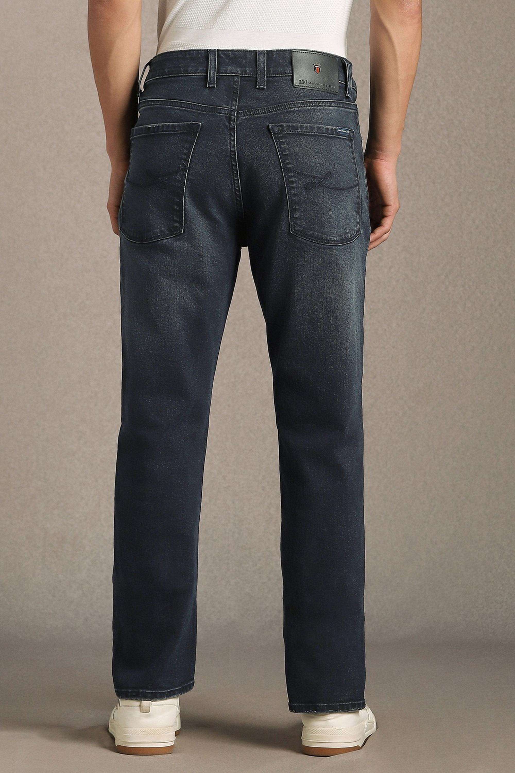 Solid-Cotton-Blend-Regular-Fit-Men-s-Jeans