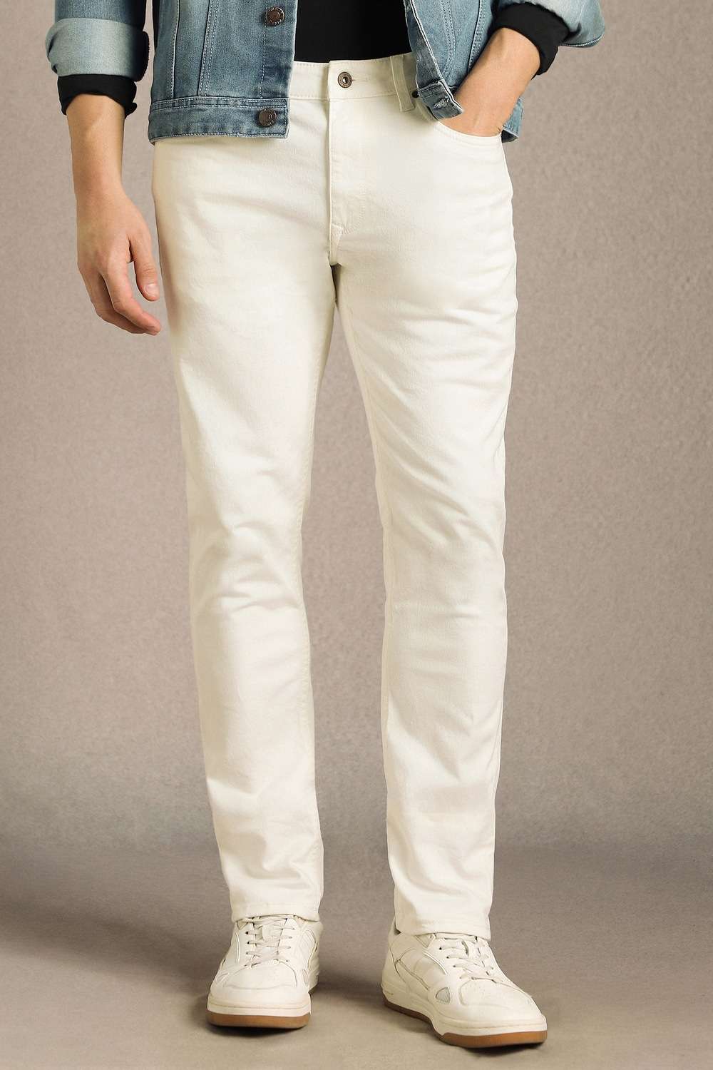 Solid-Cotton-Blend-Slim-Fit-Men-s-Jeans