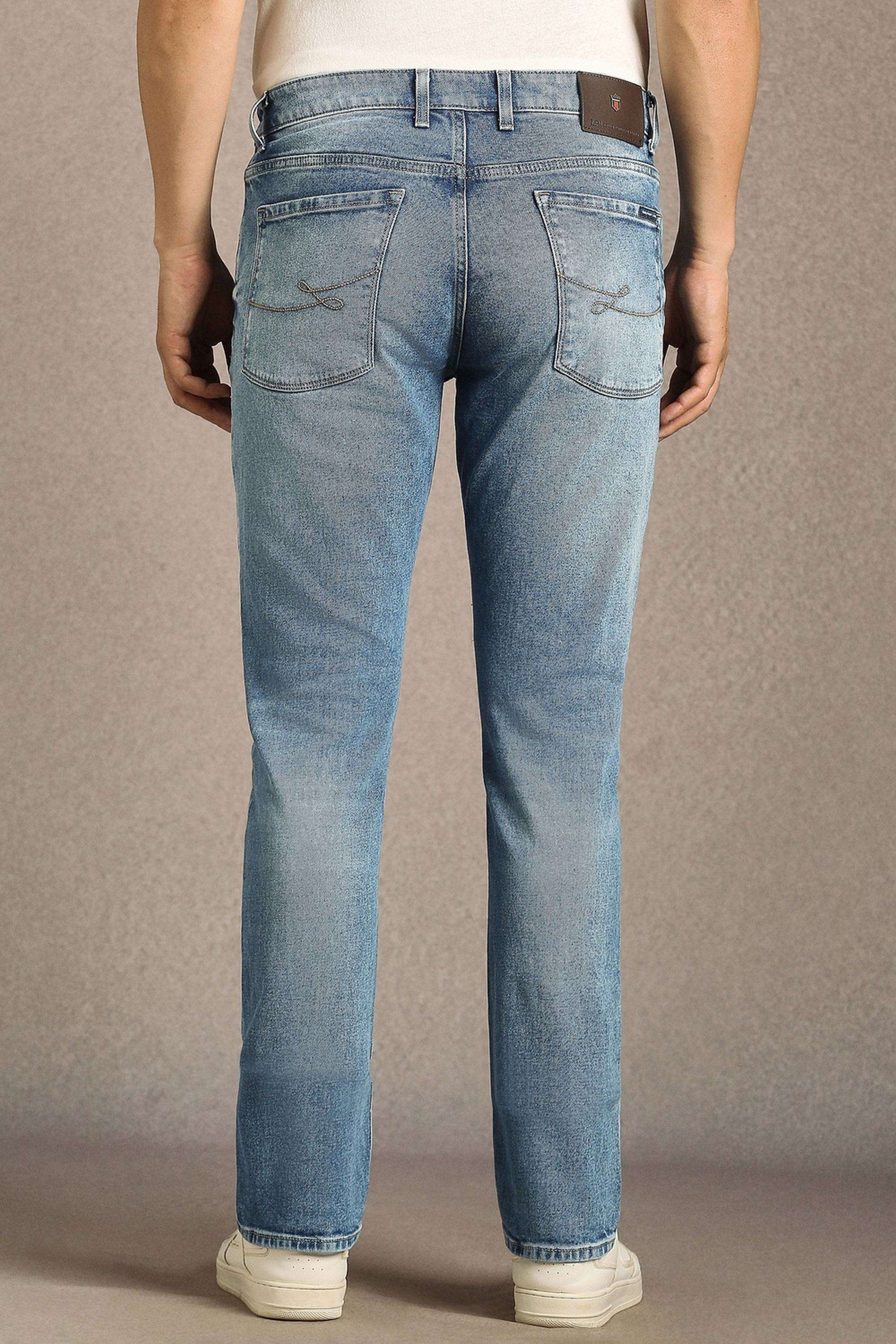 Solid-Cotton-Blend-Slim-Fit-Men-s-Jeans