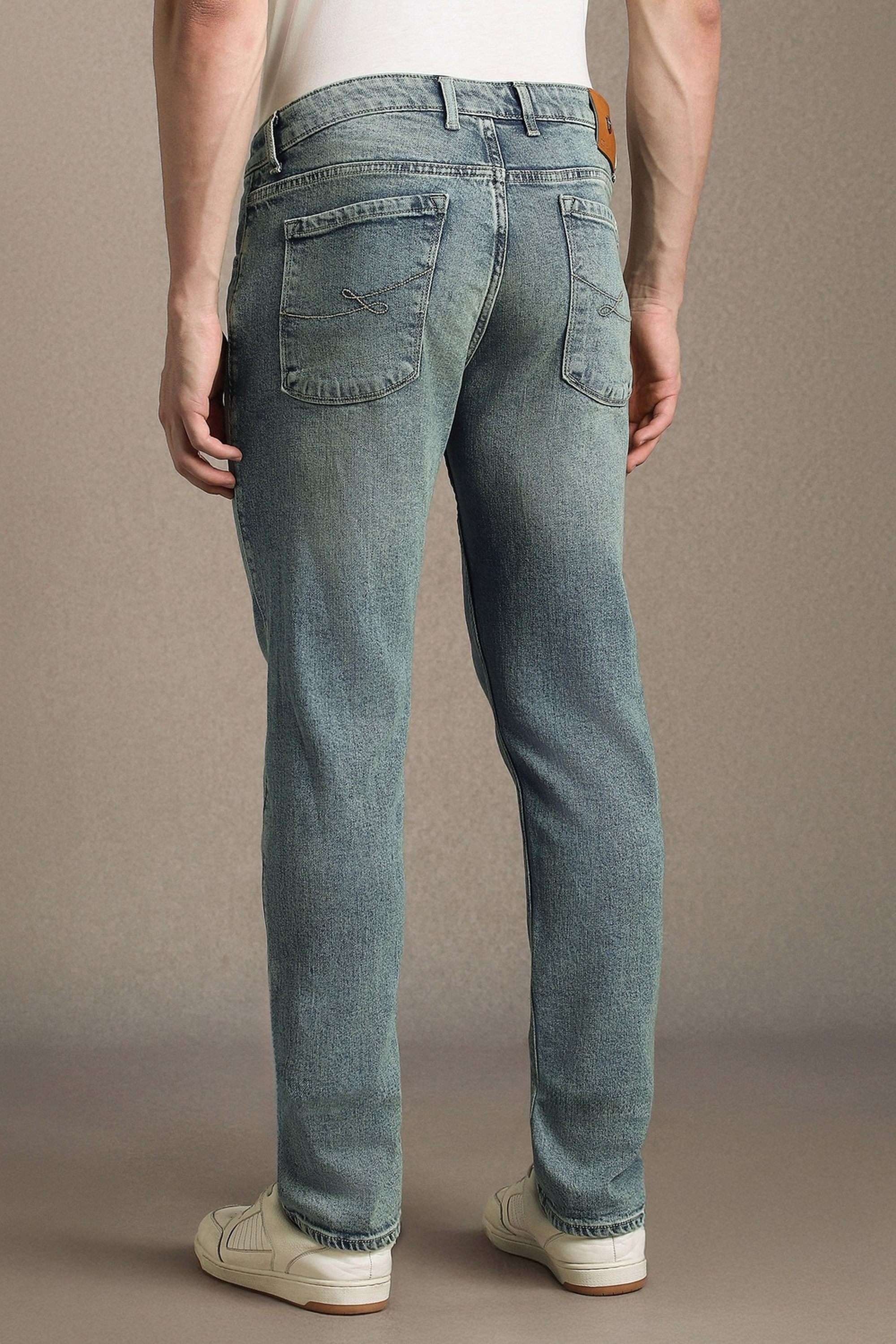 Solid-Cotton-Blend-Slim-Fit-Men-s-Jeans