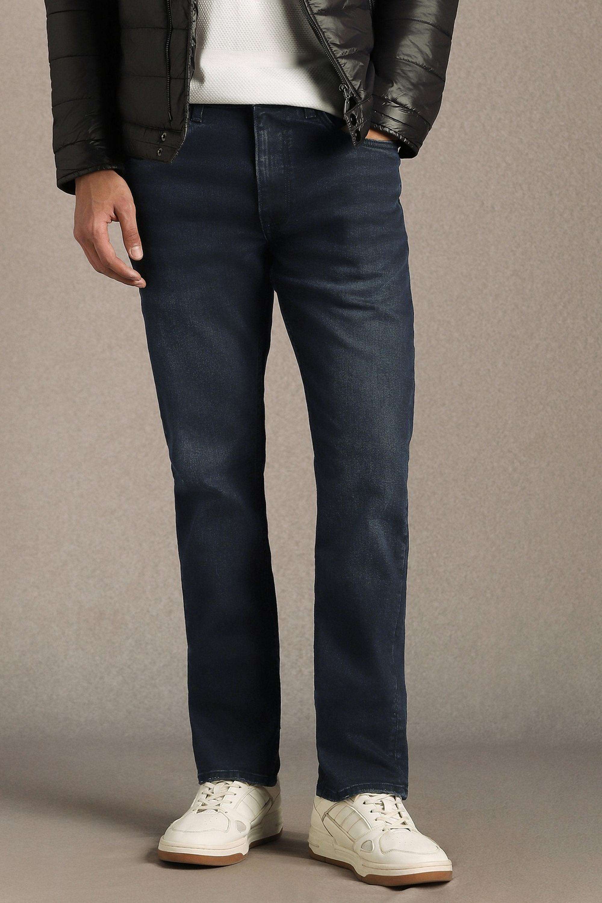 Solid-Cotton-Blend-Slim-Fit-Men-s-Jeans