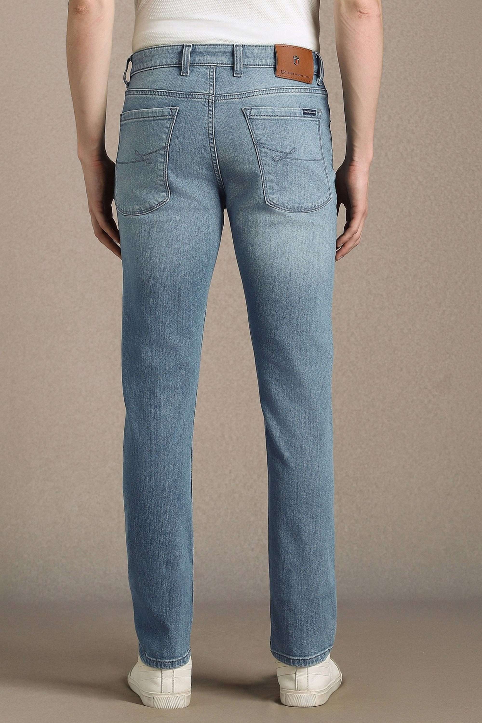 Solid-Cotton-Blend-Slim-Fit-Men-s-Jeans