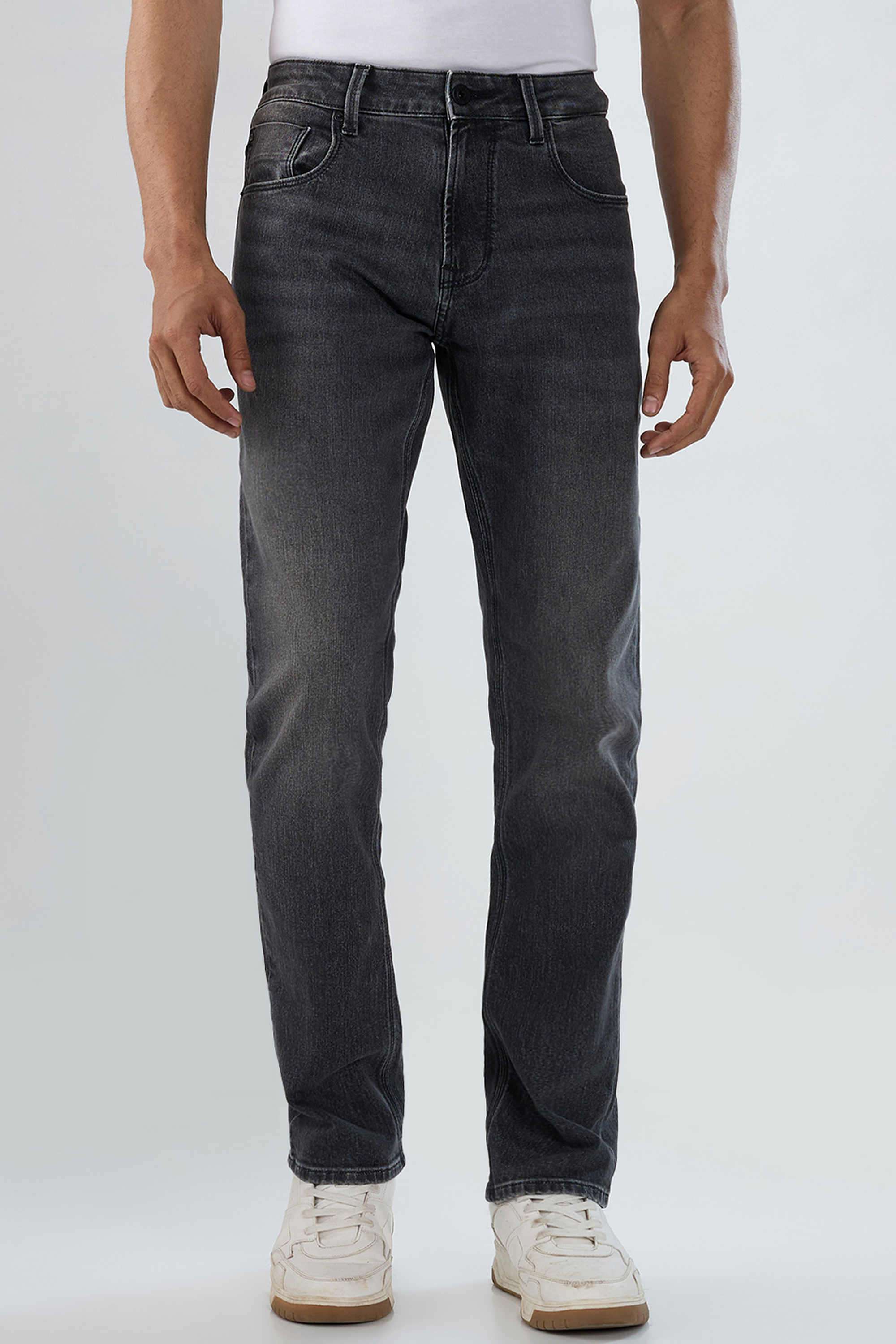Solid-Cotton-Stretch-Regular-Fit-Men-s-Jeans