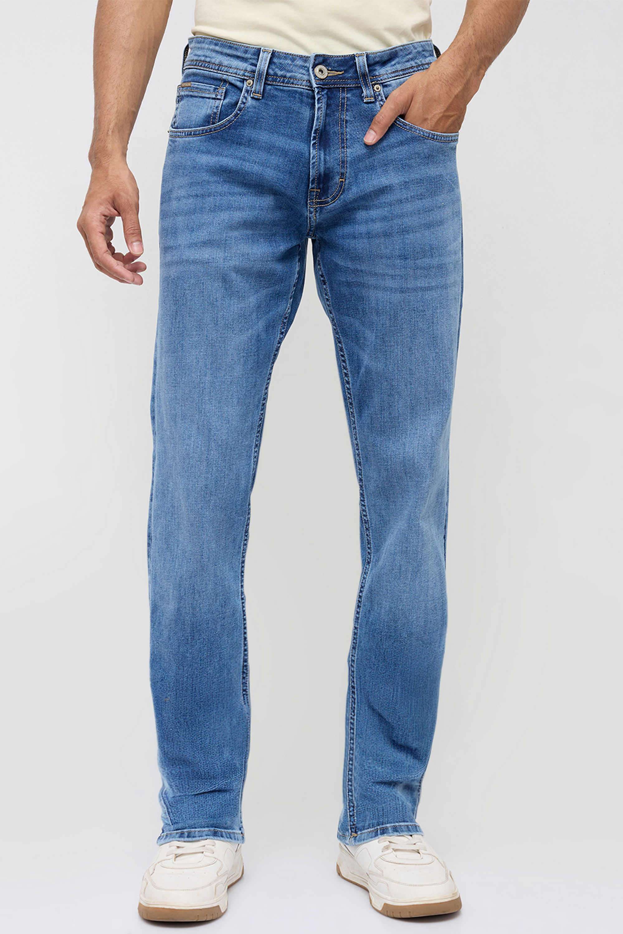 Solid-Cotton-Relaxed-Fit-Men-s-Jeans
