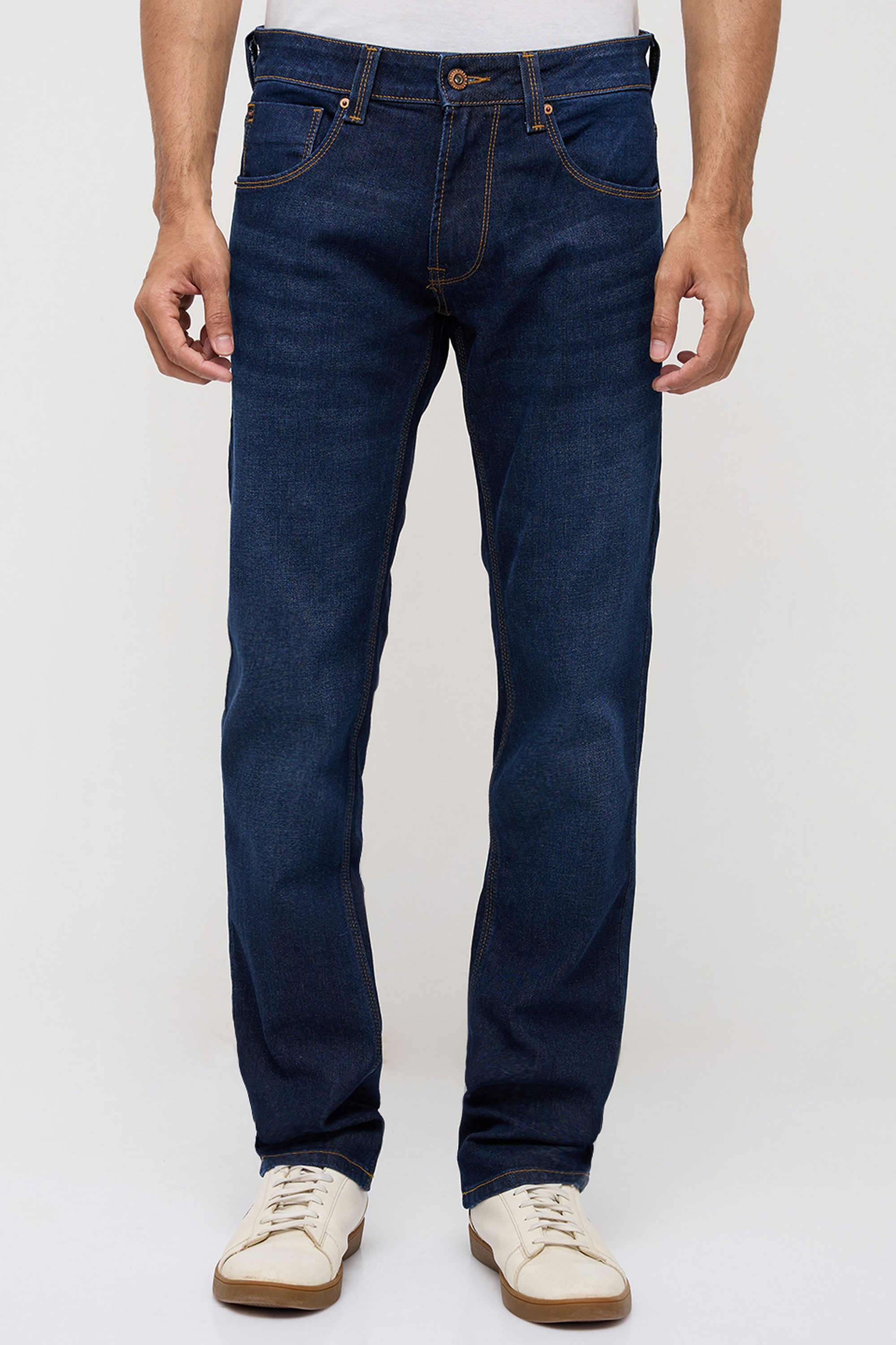Solid-Cotton-Regular-Fit-Men-s-Jeans