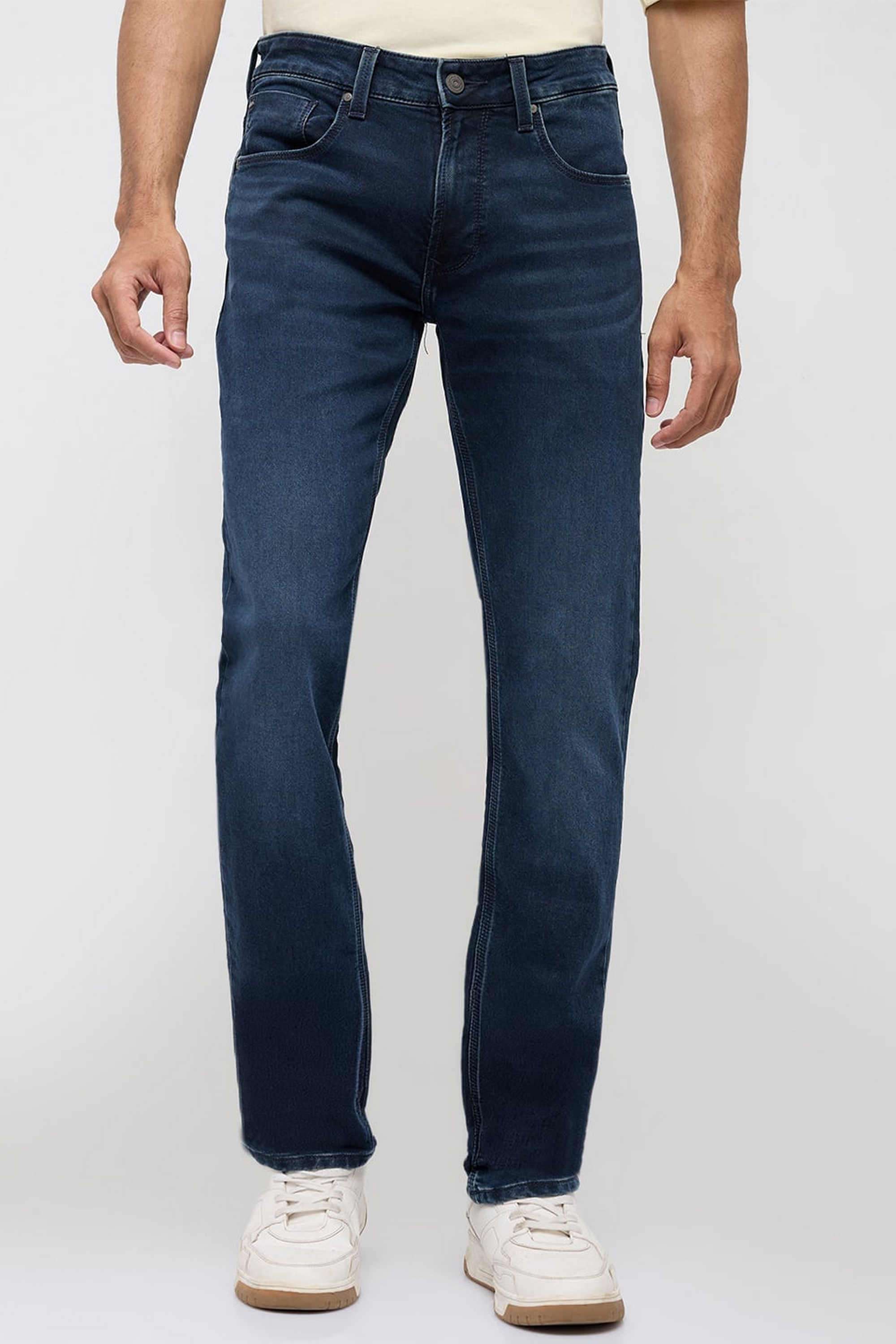 Solid-Cotton-Regular-Fit-Men-s-Jeans