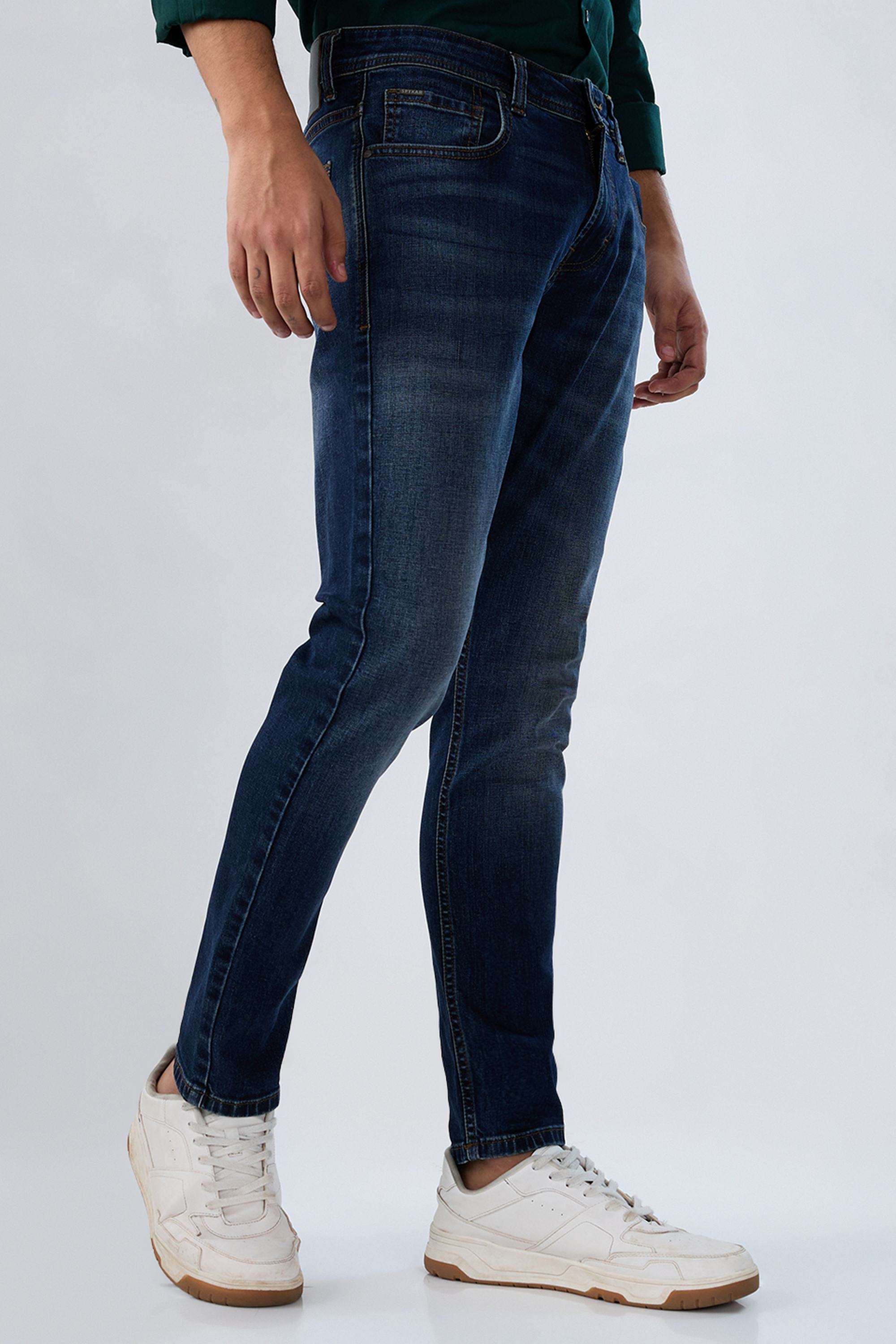 Solid-Cotton-Regular-Fit-Men-s-Jeans