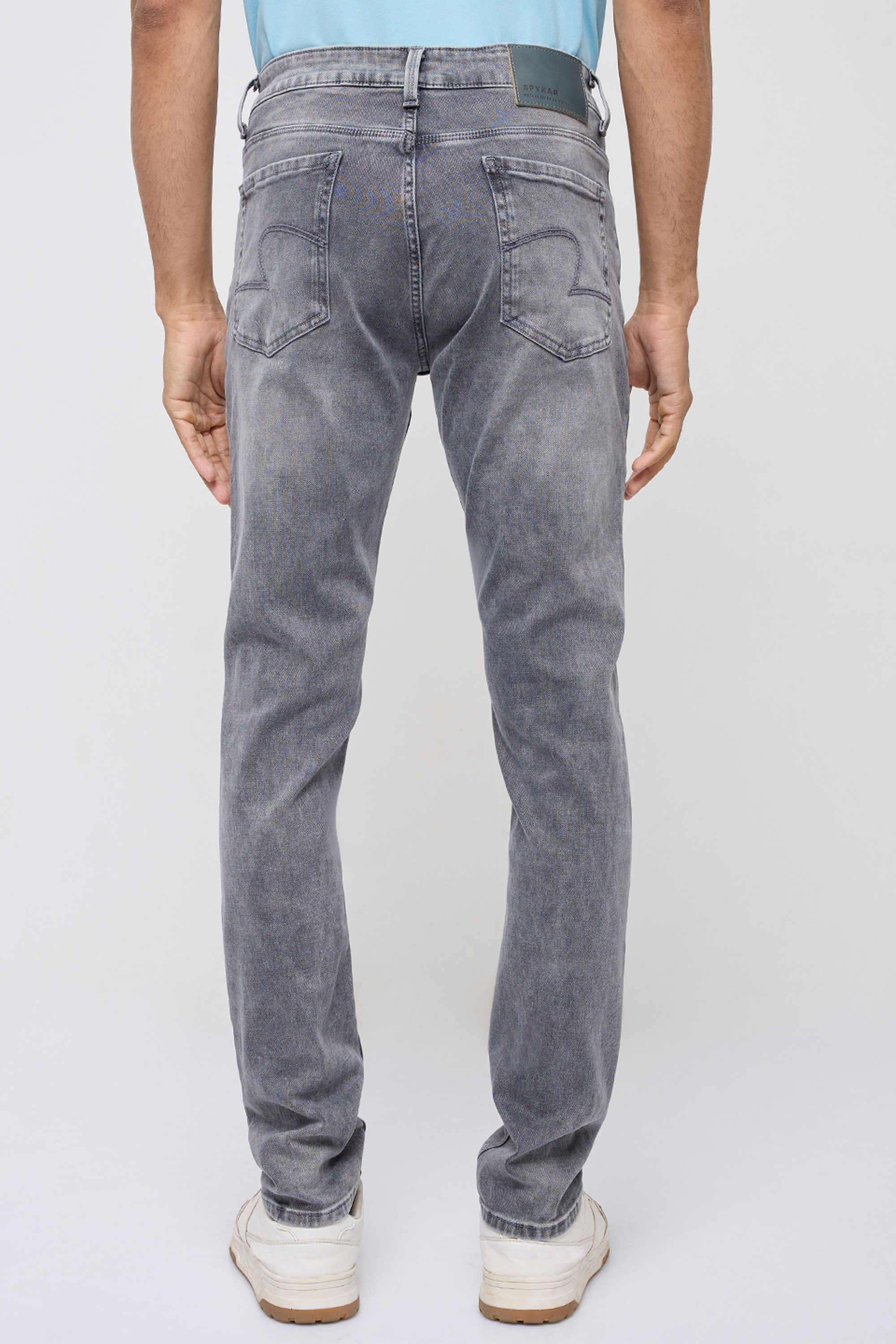 Solid-Cotton-Slim-Fit-Men-s-Jeans