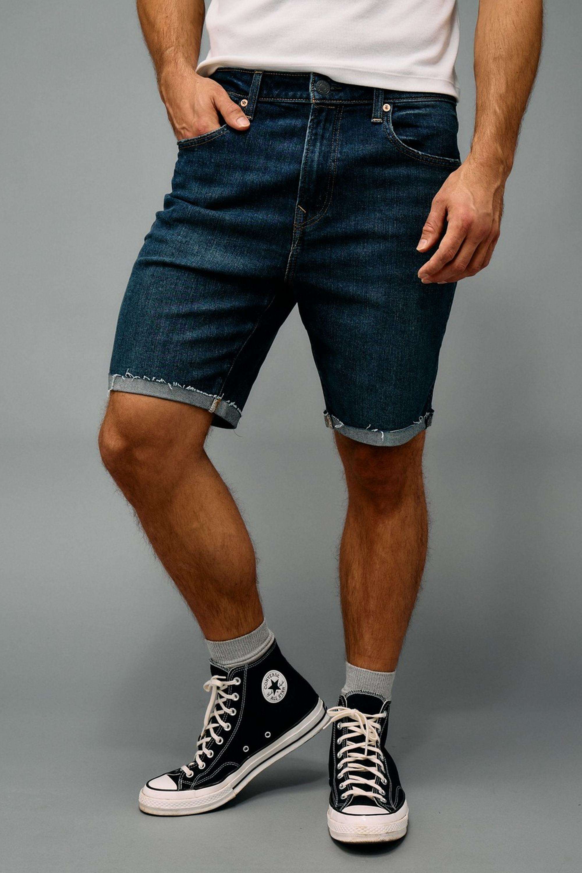 Solid-Polyester-Cotton-Regular-Fit-Men-s-Shorts