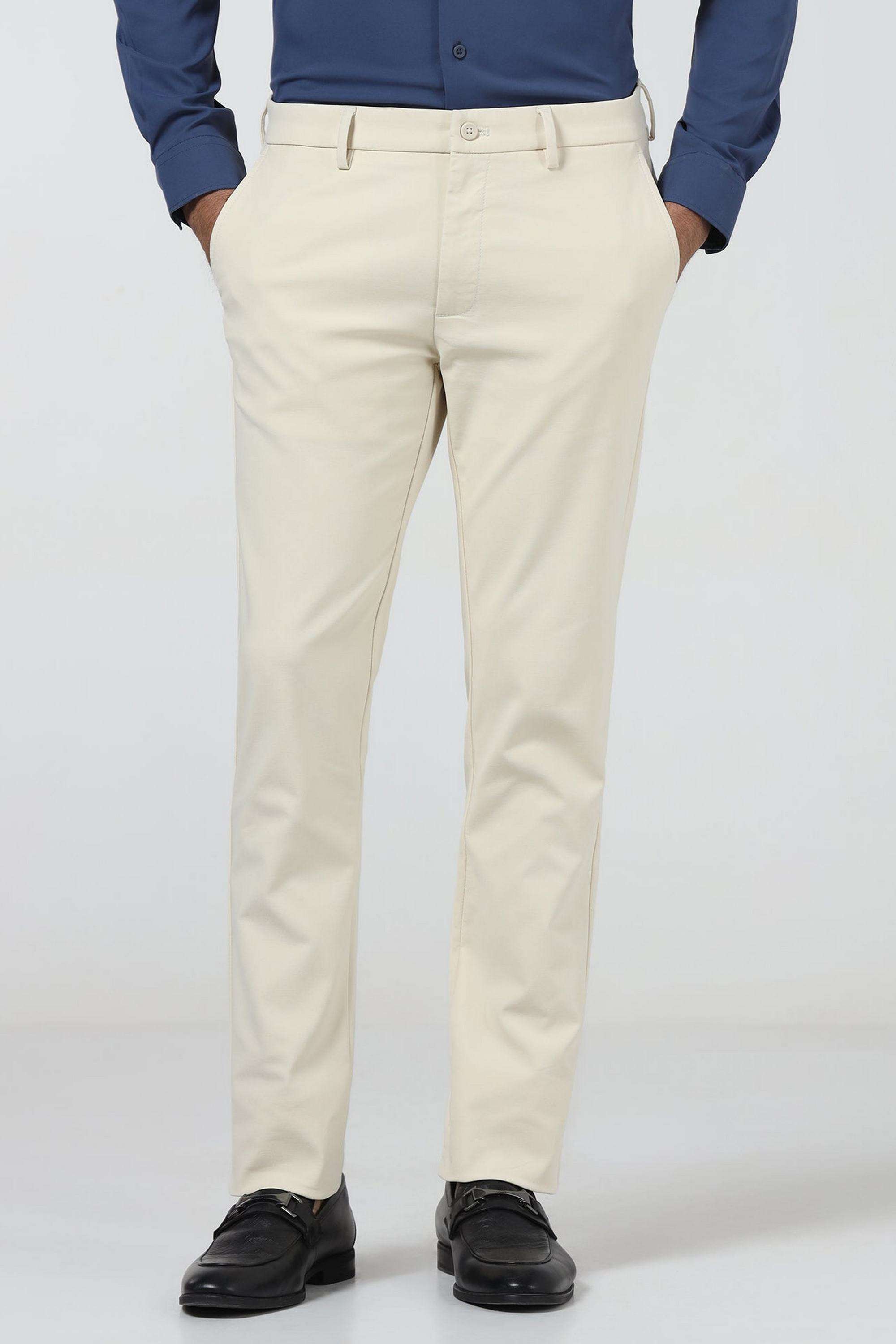 Dobby-Cotton-Blend-Slim-Fit-Men-s-Trousers