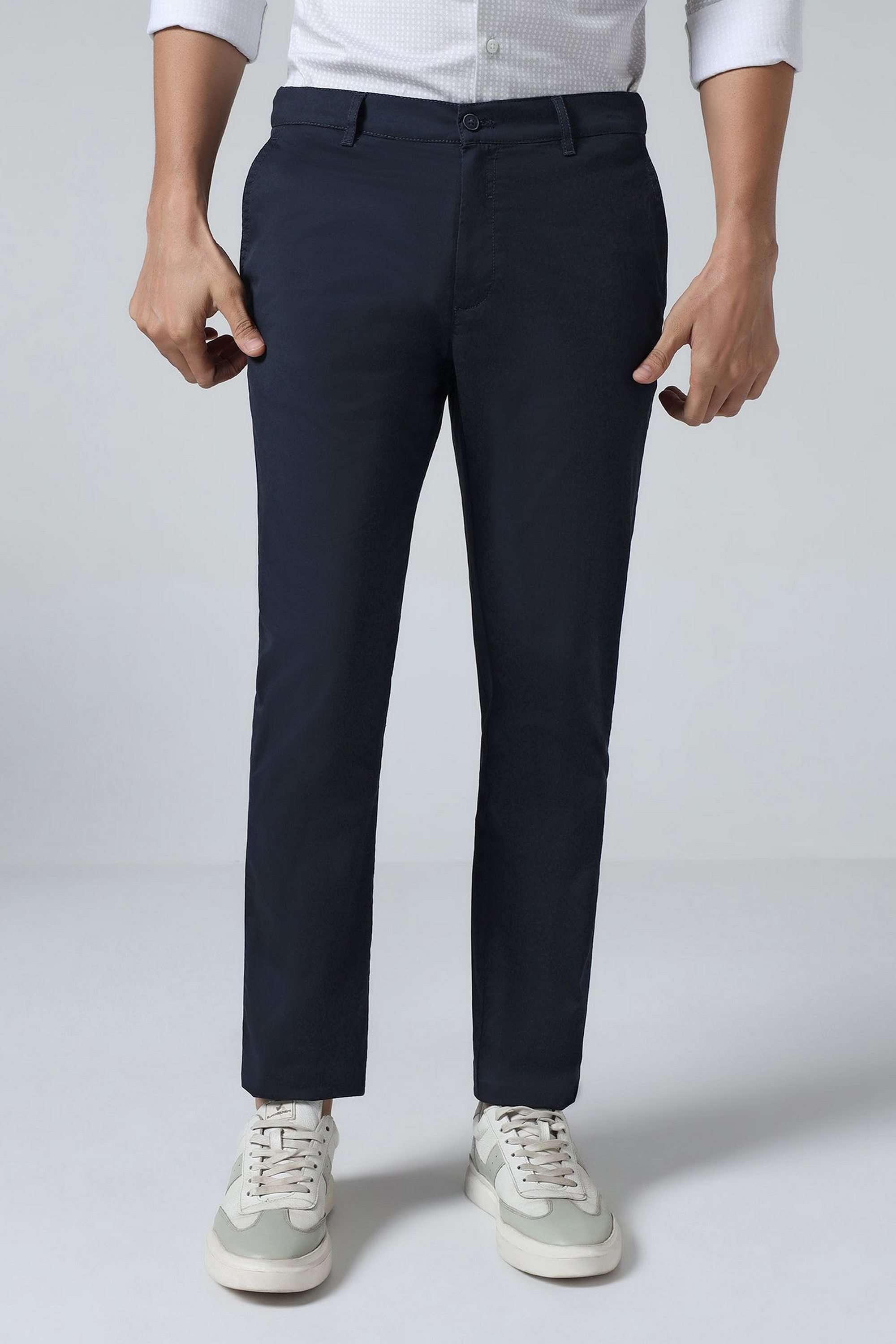 Solid-Cotton-Super-Slim-Fit-Men-s-Trousers