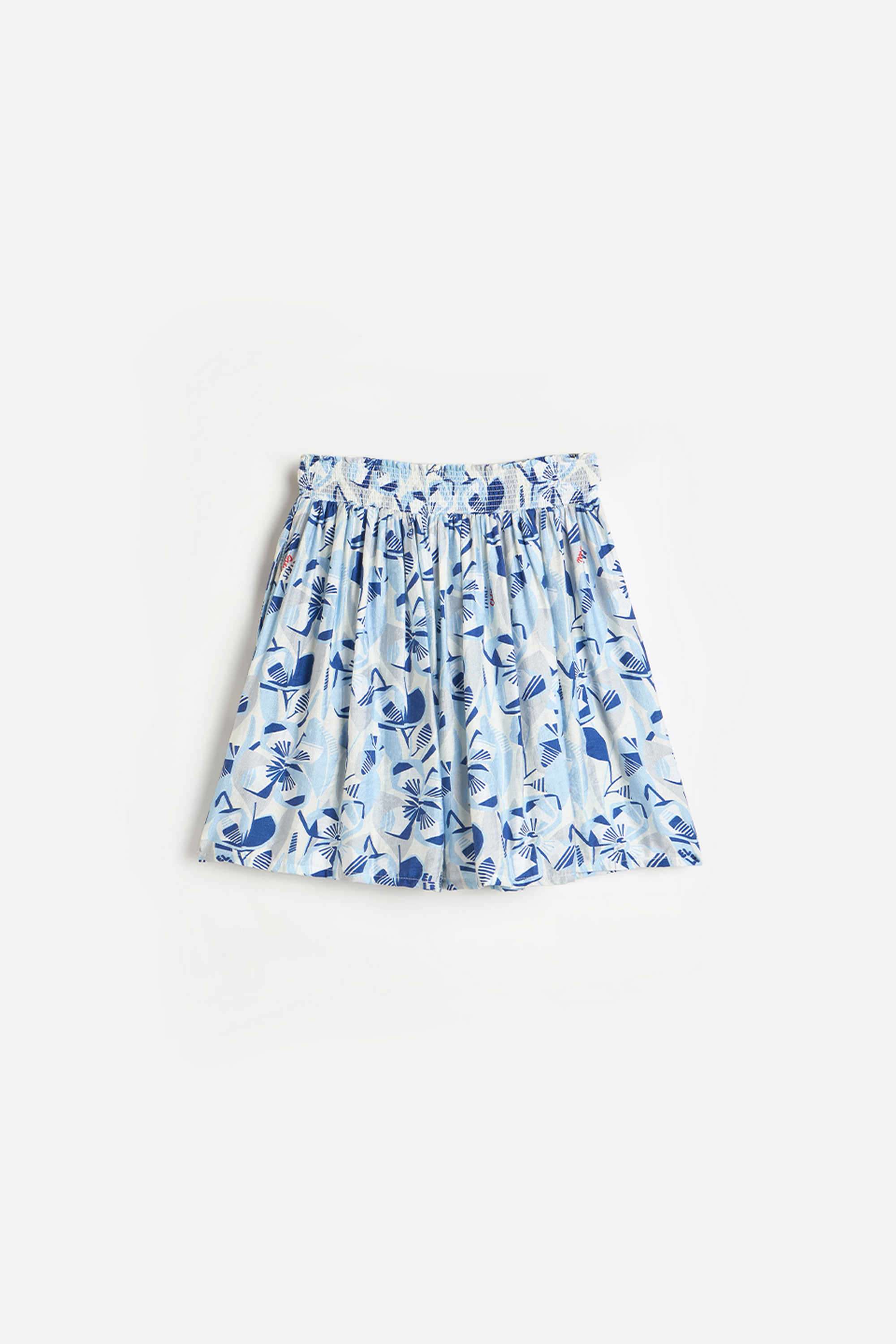 Printed-Blended-Fabric-Regular-Fit-Girls-Skirts