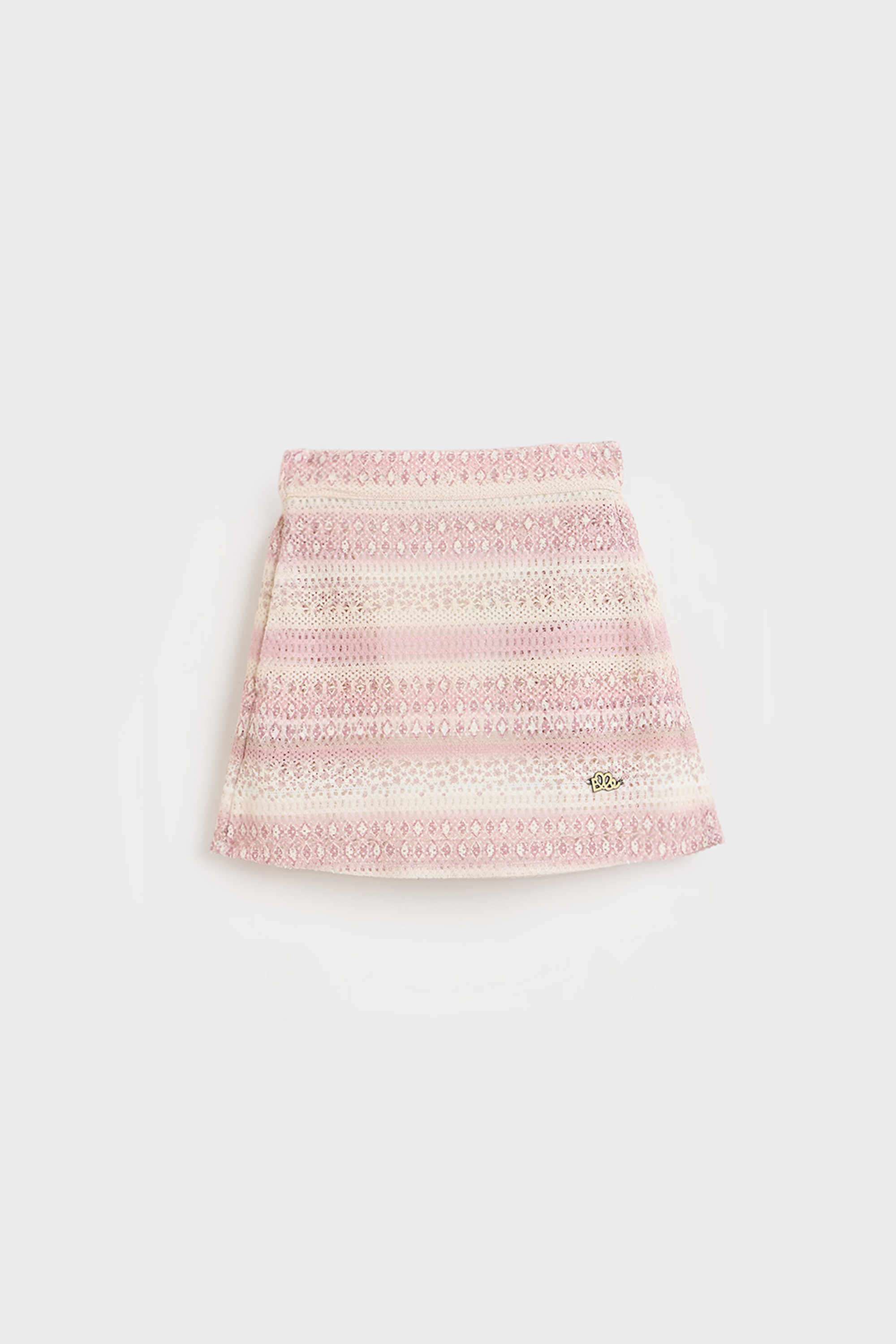 Solid-Blended-Fabric-Regular-Fit-Girls-Skirts
