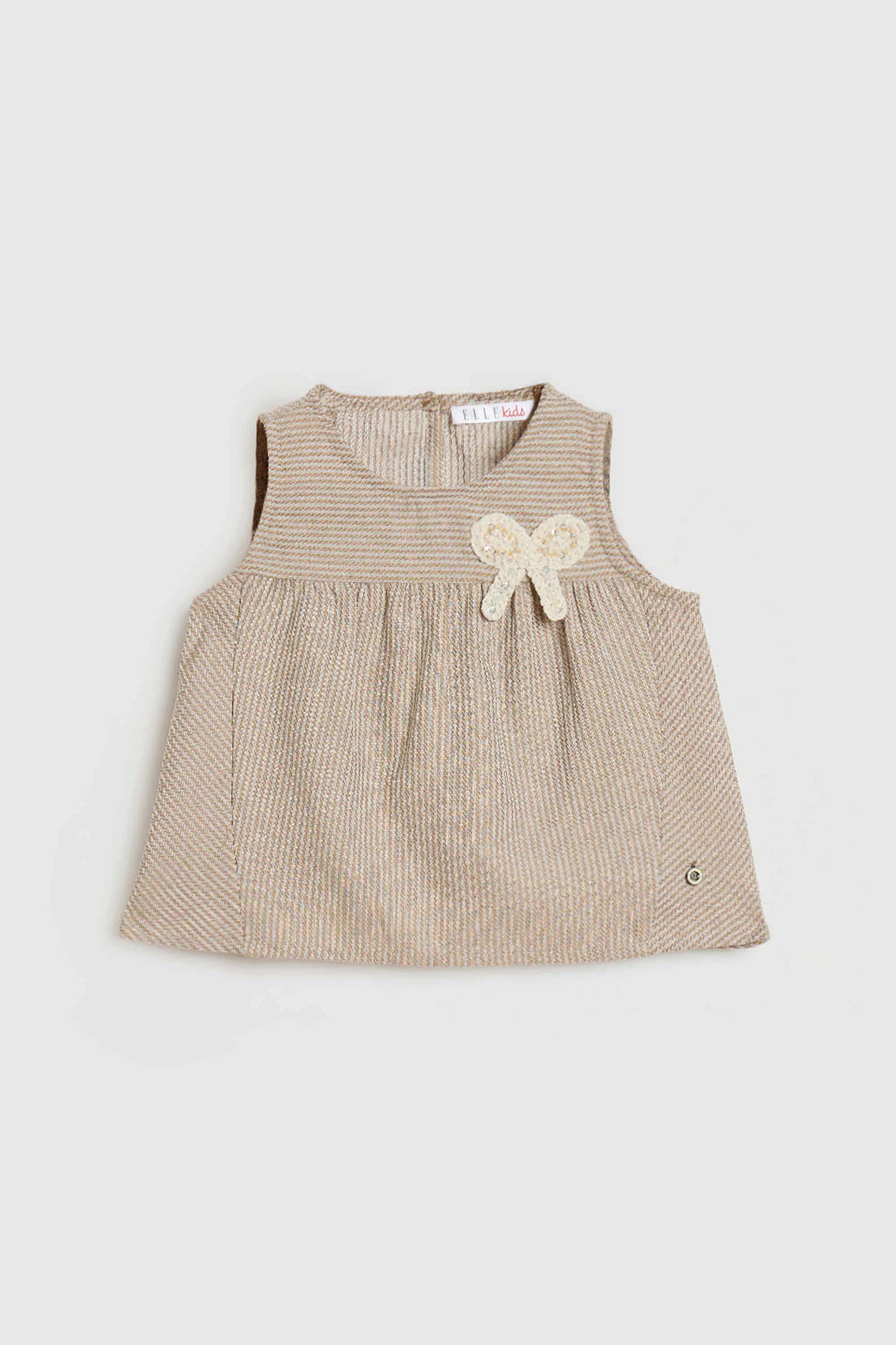 Stripes-Cotton-Round-Neck-Girls-Top