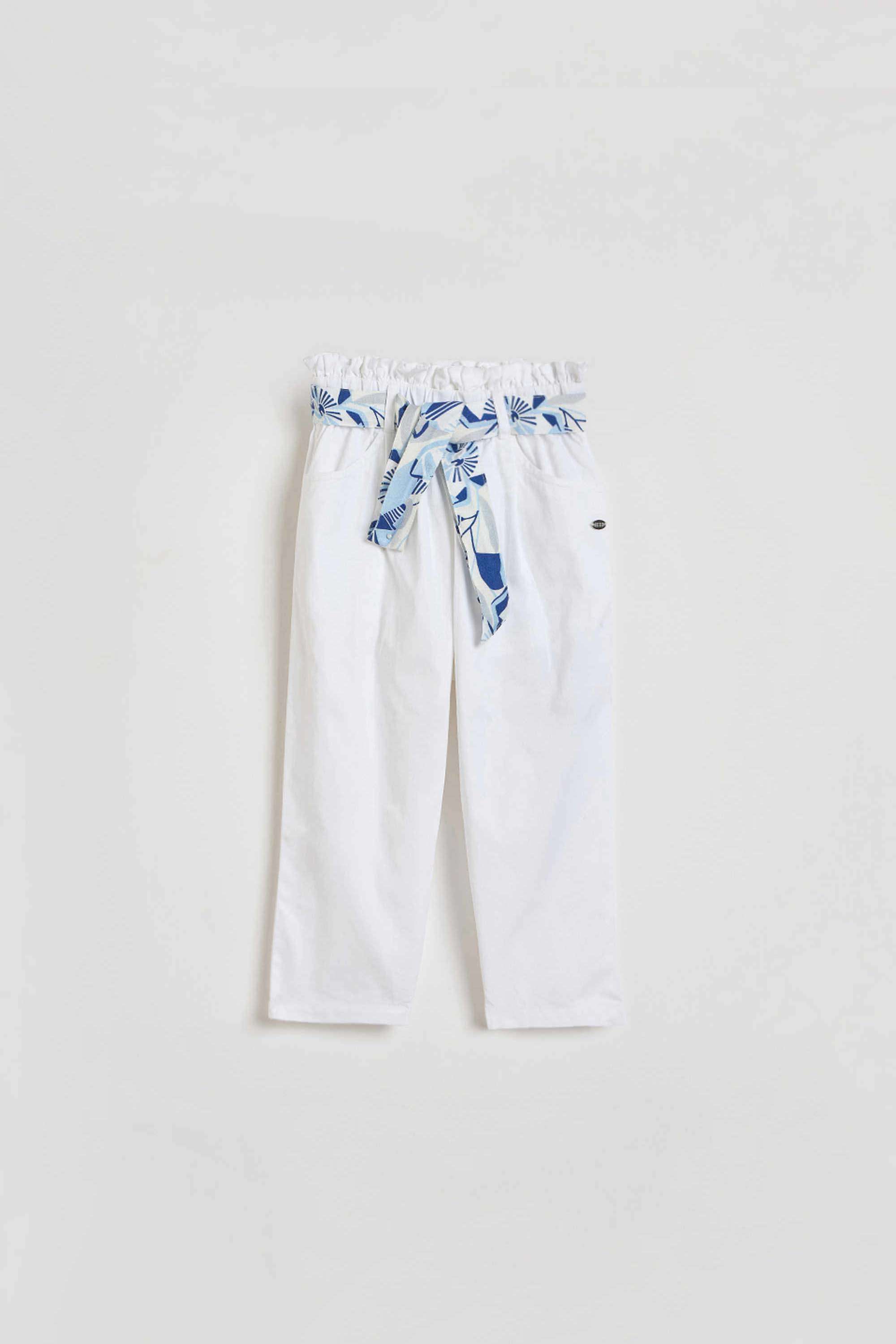 Solid-Cotton-Regular-Fit-Girls-Trousers