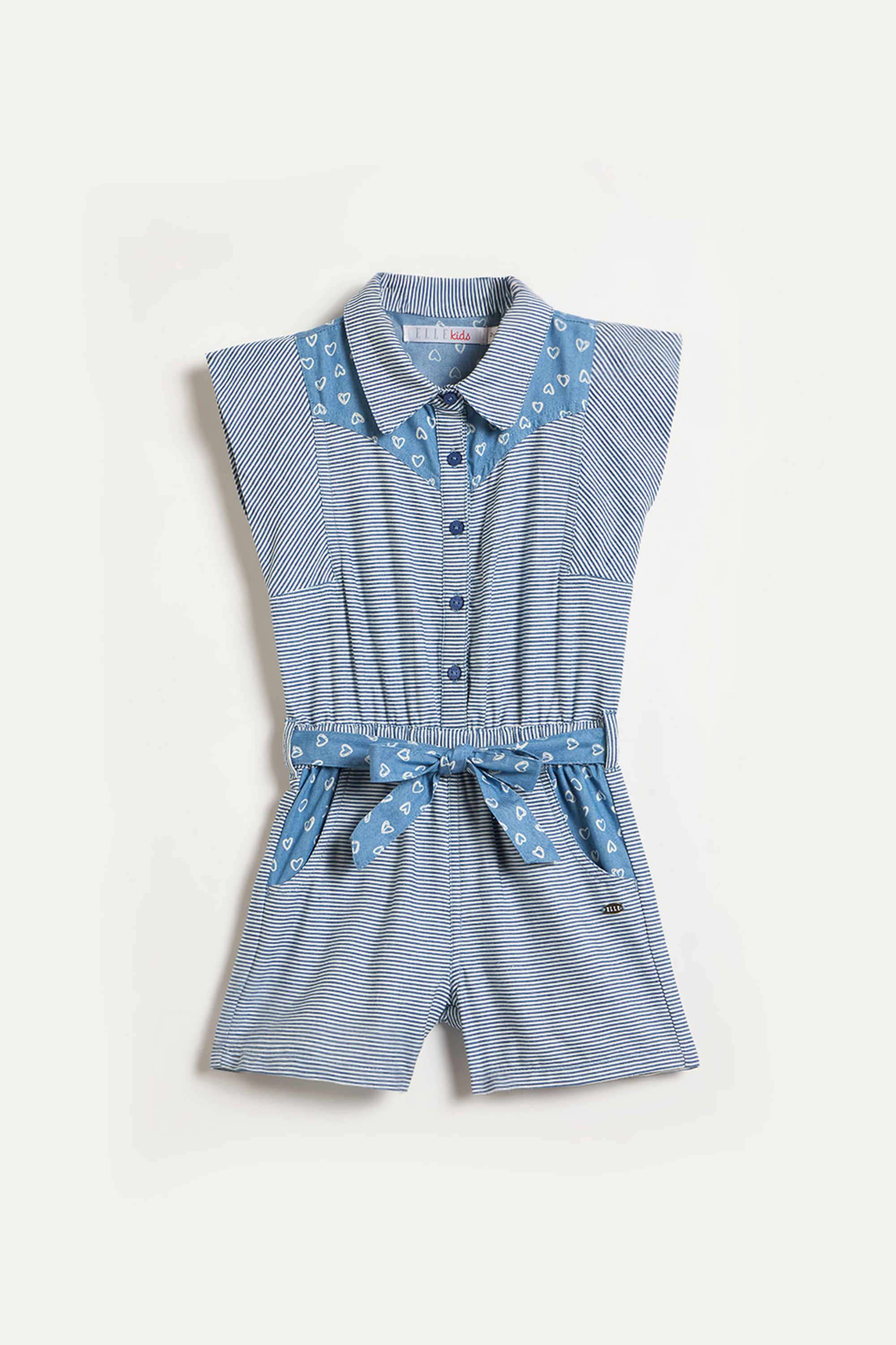 Printed-Cotton-Collared-Girls-Casual-Wear-Playsuit