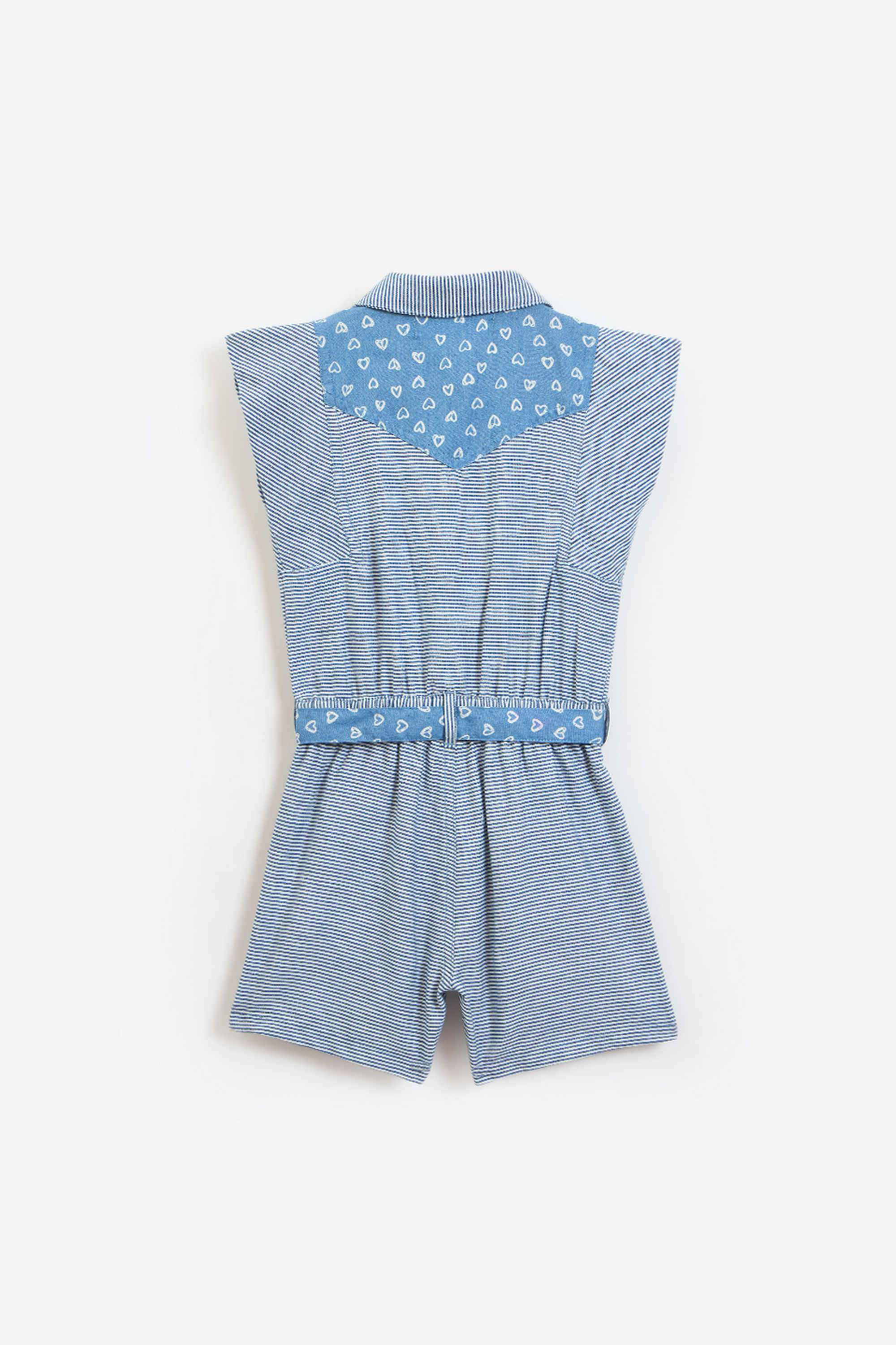 Printed-Cotton-Collared-Girls-Casual-Wear-Playsuit