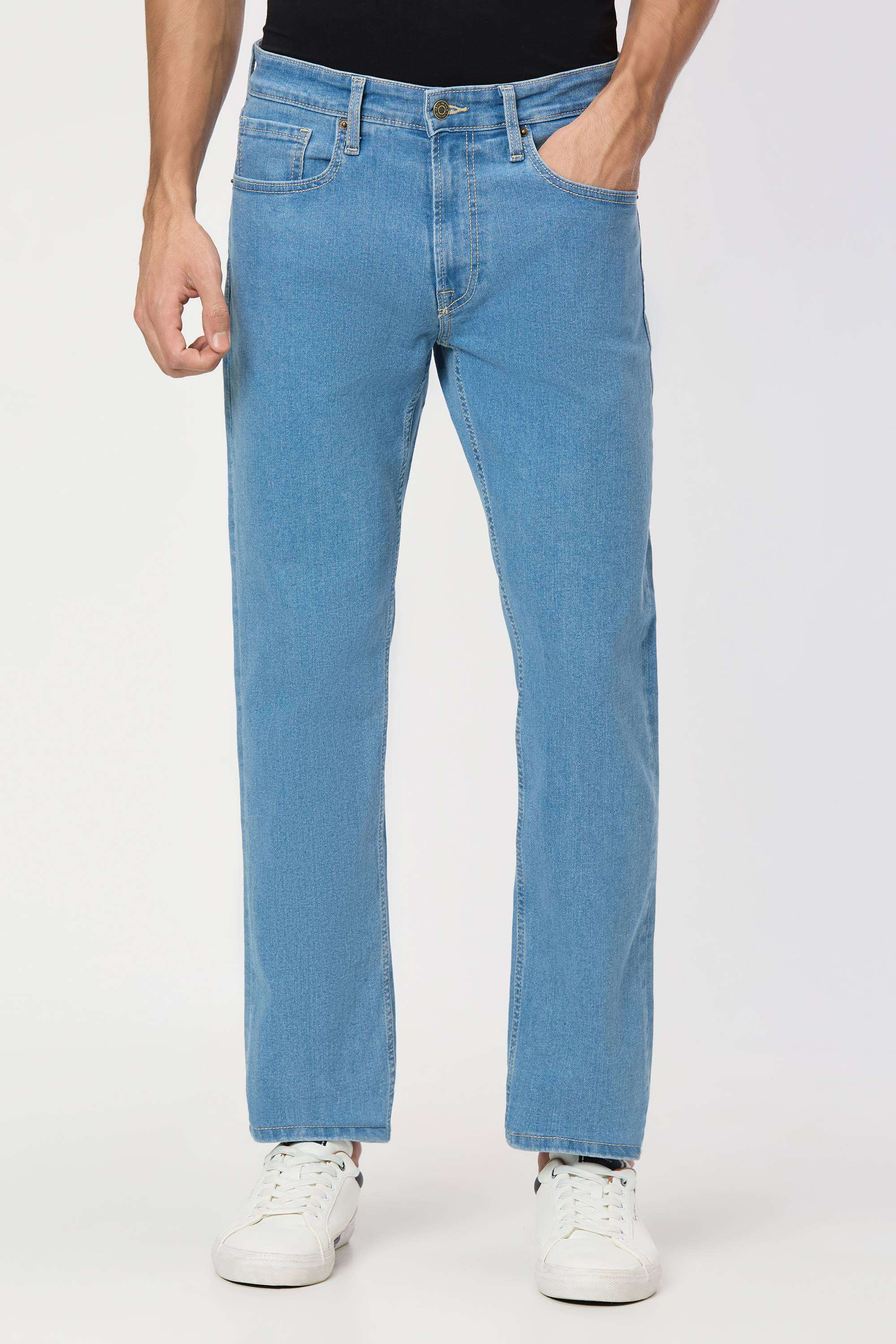 Solid-Poly-Cotton-Straight-Fit-Men-s-Jeans