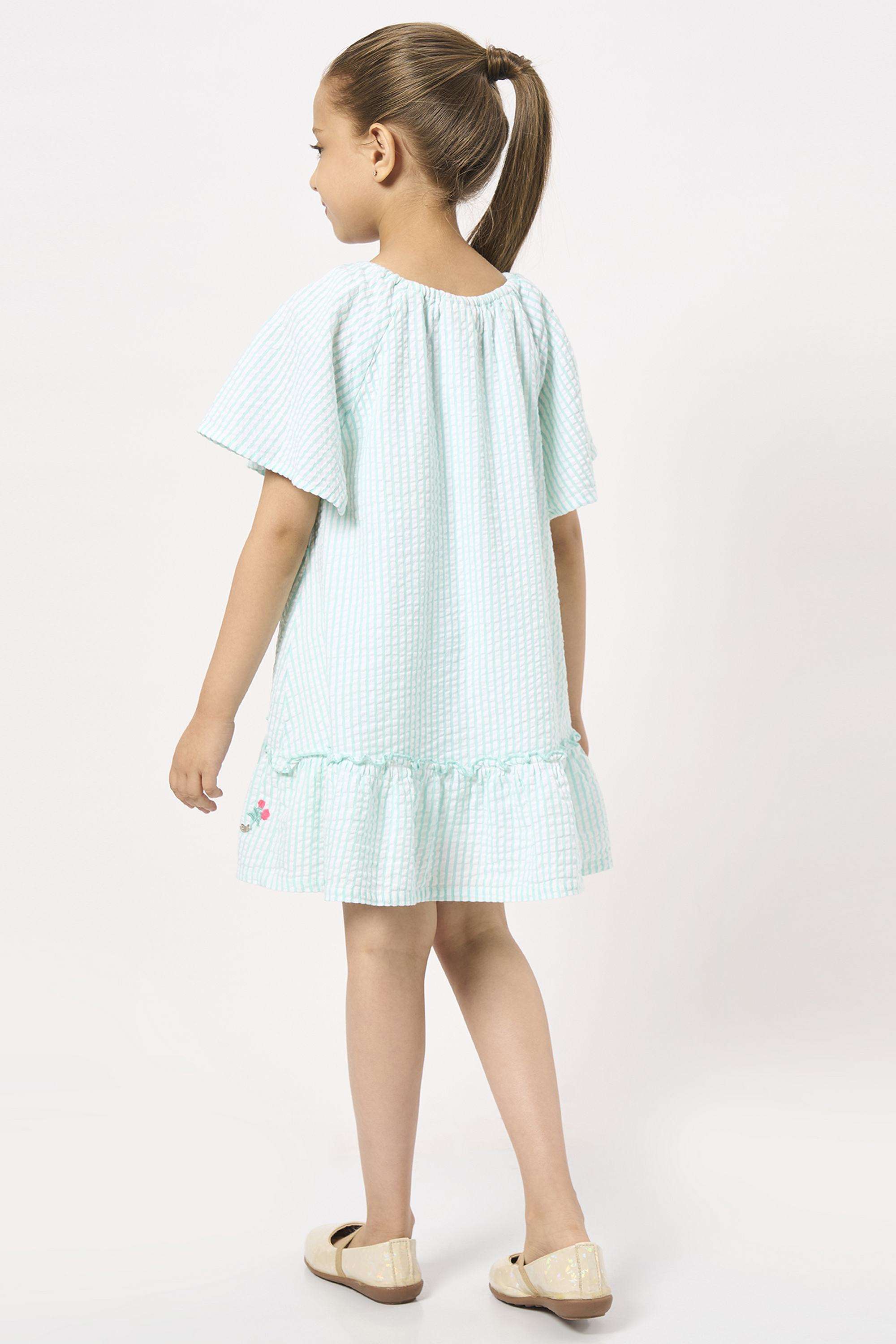 Embroidered-Cotton-Square-Neck-Girls-Casual-Wear-Dress