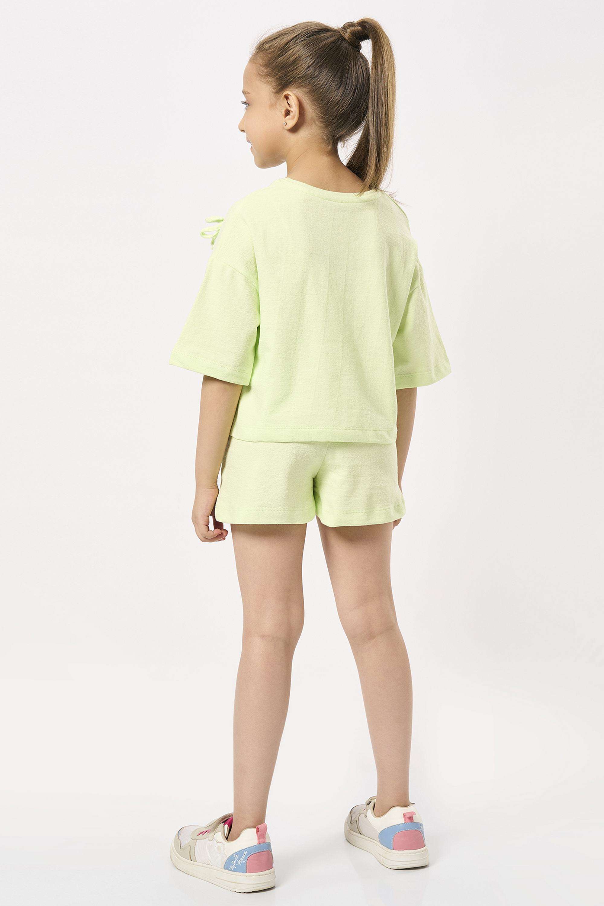 Solid-Cotton-Crop-Girls-Clothing-Set
