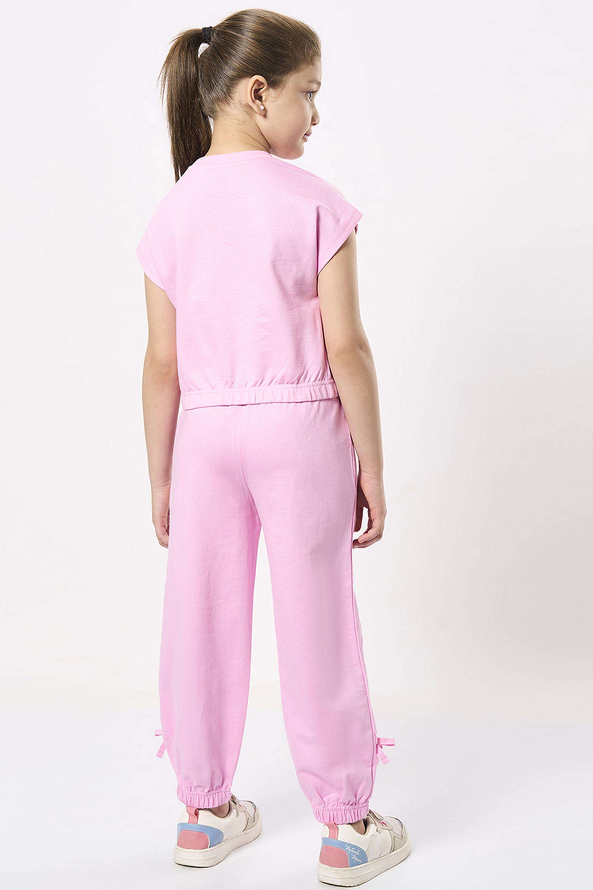 Solid-Cotton-Crop-Girls-Clothing-Set