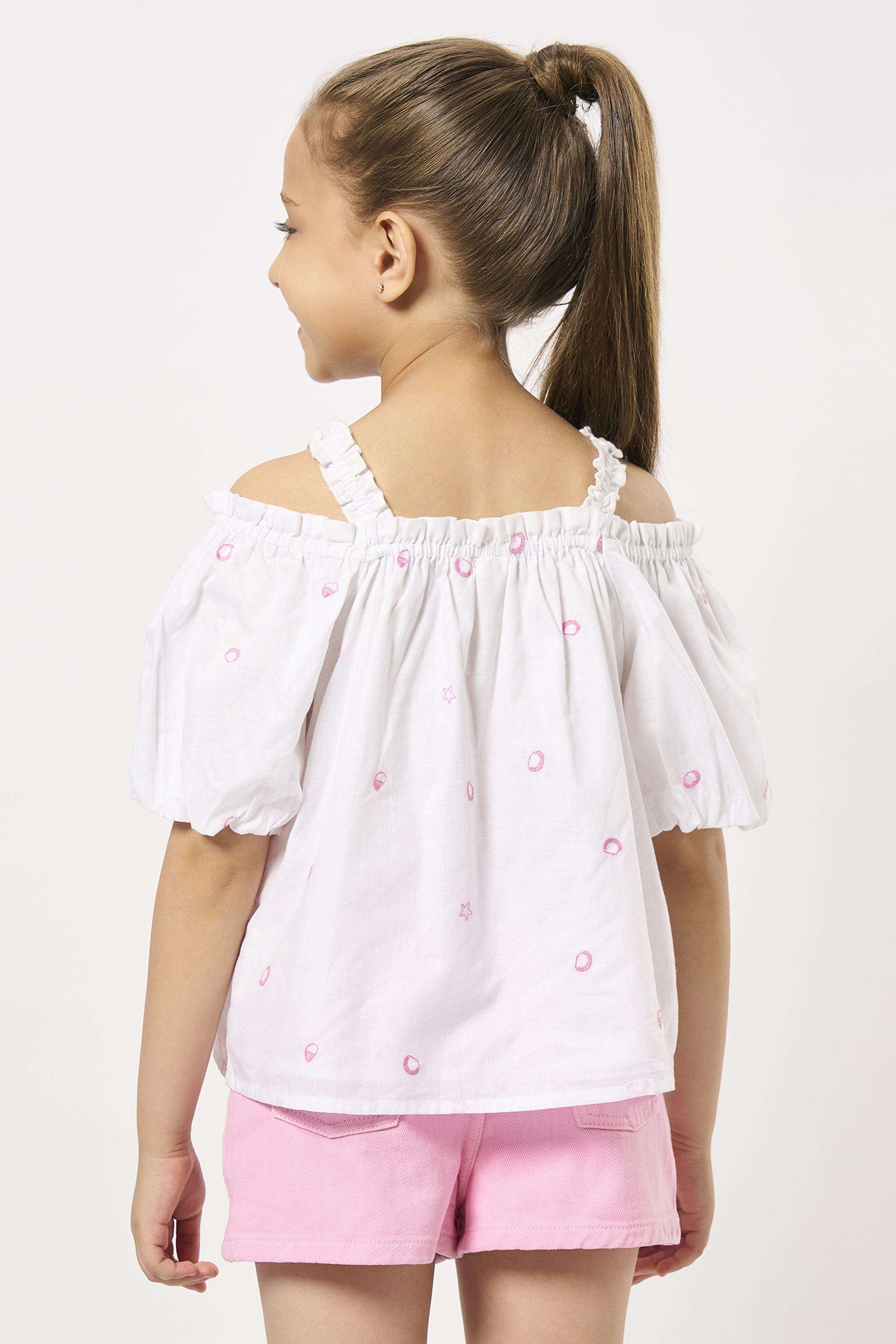 Embroidered-Cotton-Square-Neck-Girls-Top