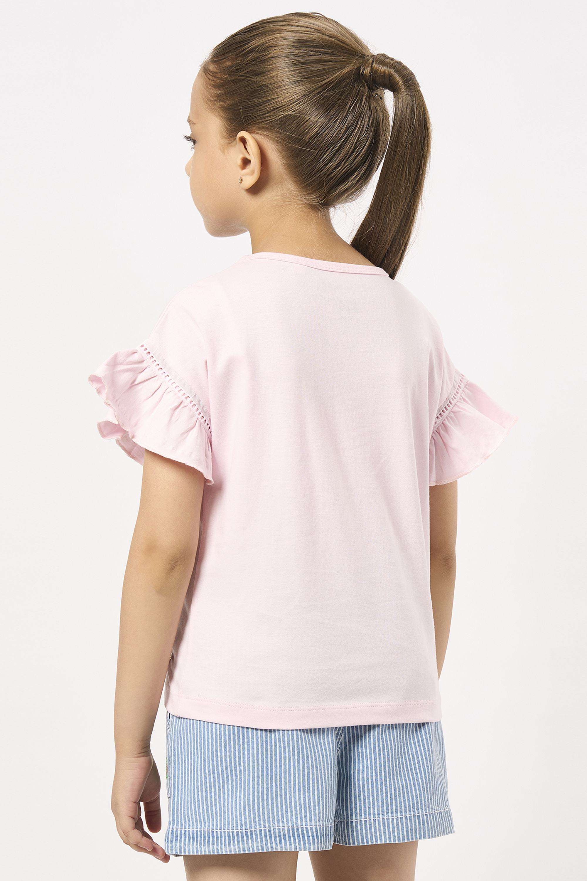 Printed-Cotton-Round-Neck-Girls-T-Shirt