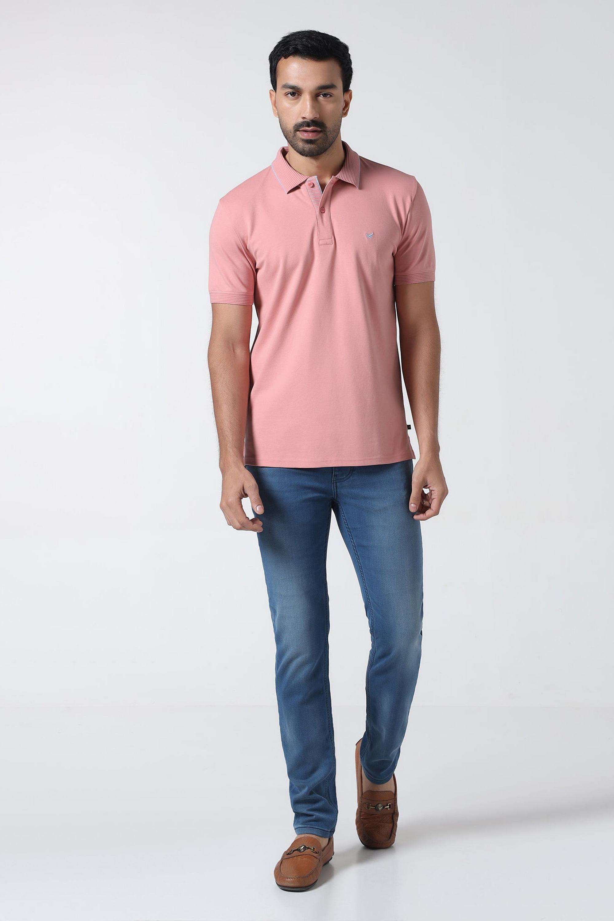 Solid-Cotton-Blend-Slim-Fit-Men-s-T-Shirt