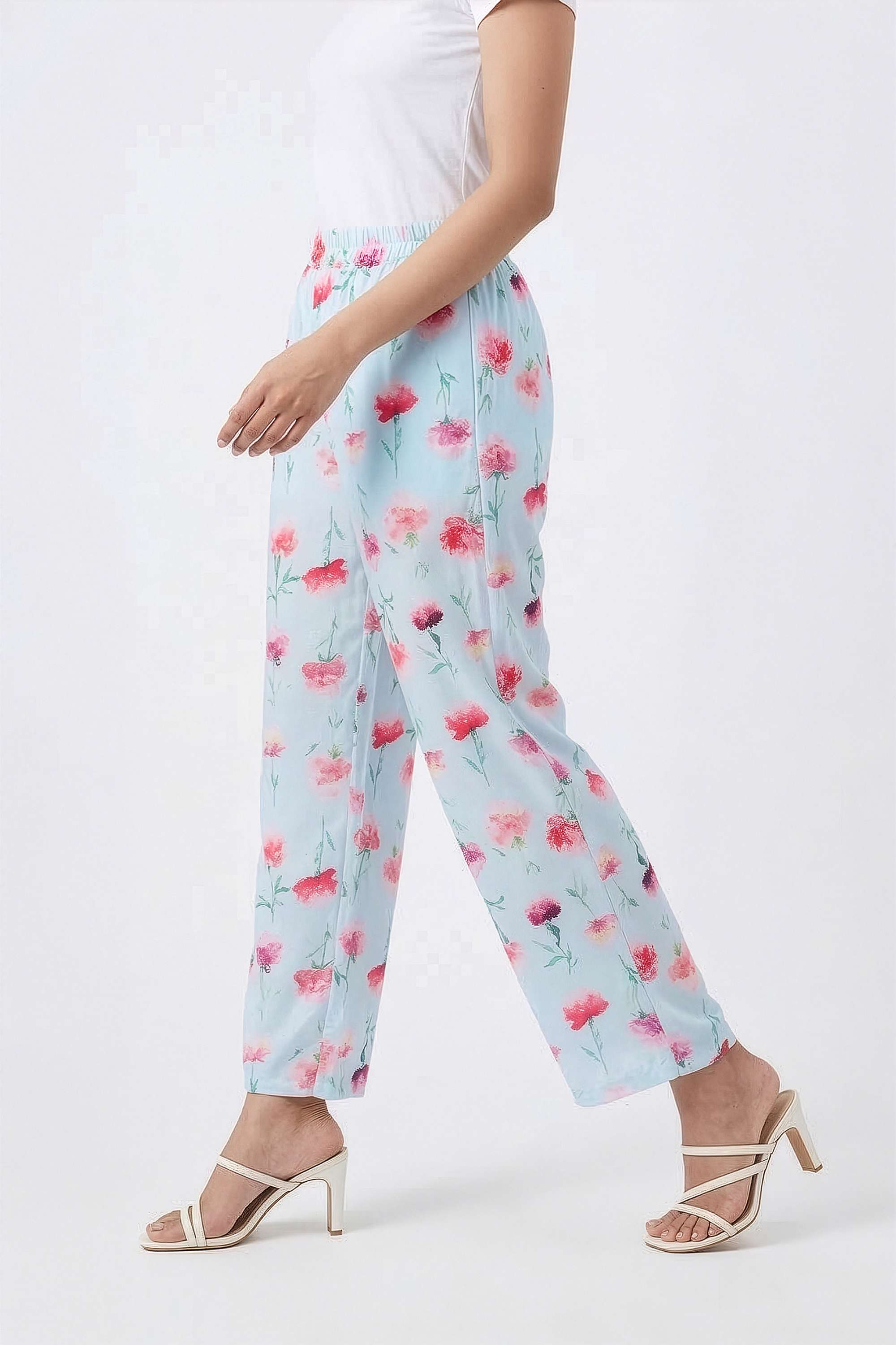 Floral-Round-Neck-Cotton-Women-s-Kurta-And-Pants