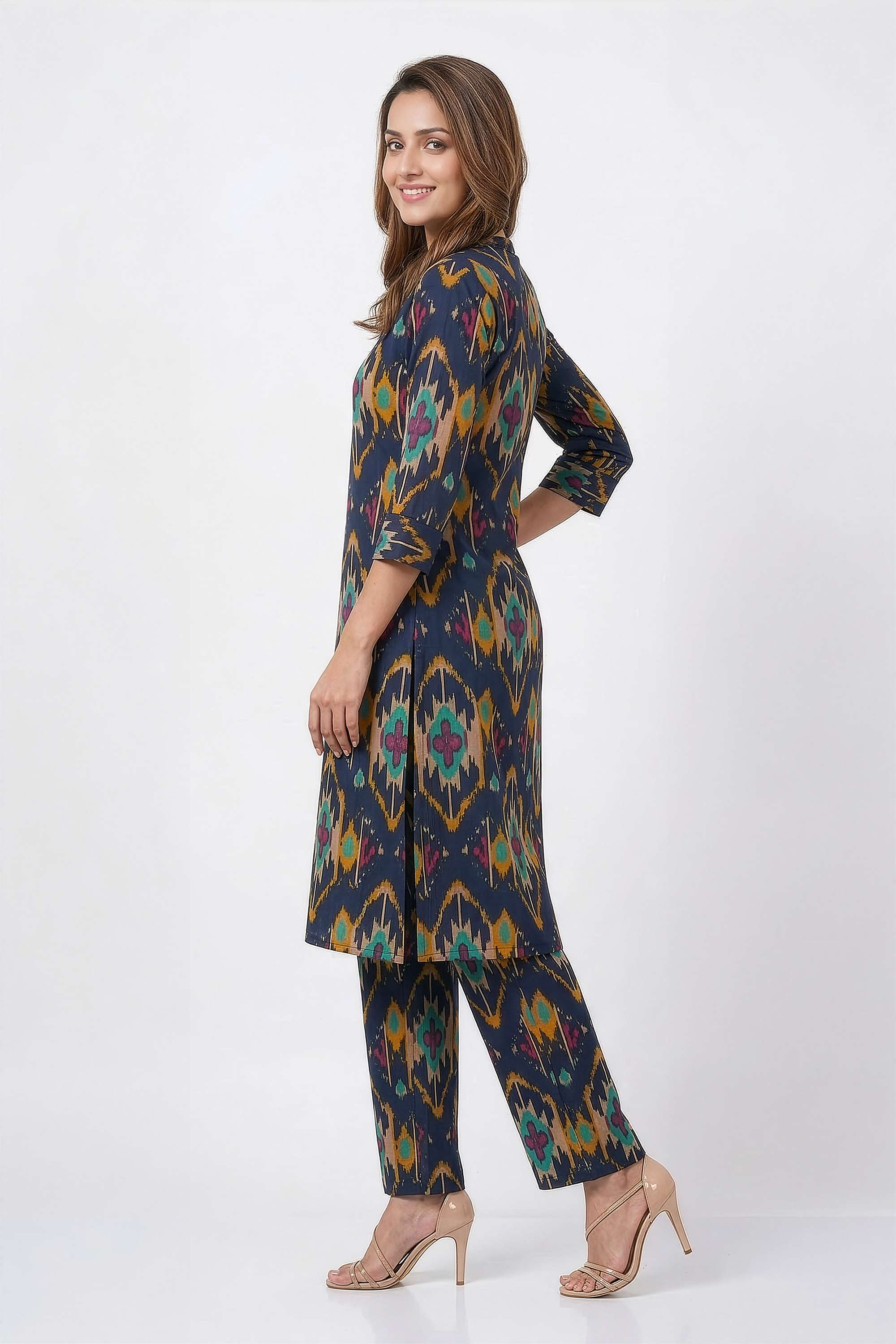 Printed-Straight-Fit-Cotton-Blend-Women-s-Casual-Wear-Pants
