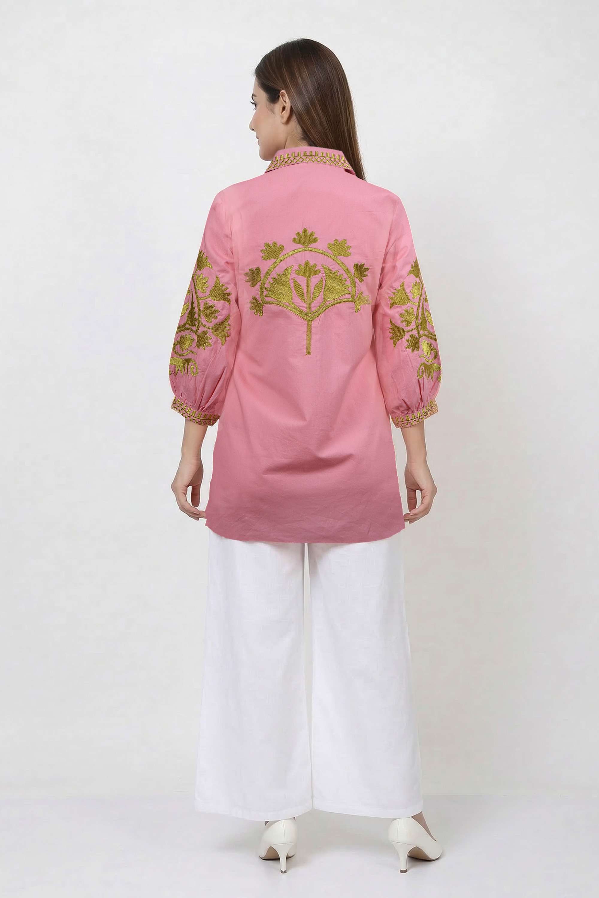 Printed-Cotton-Collared-Women-Kurta