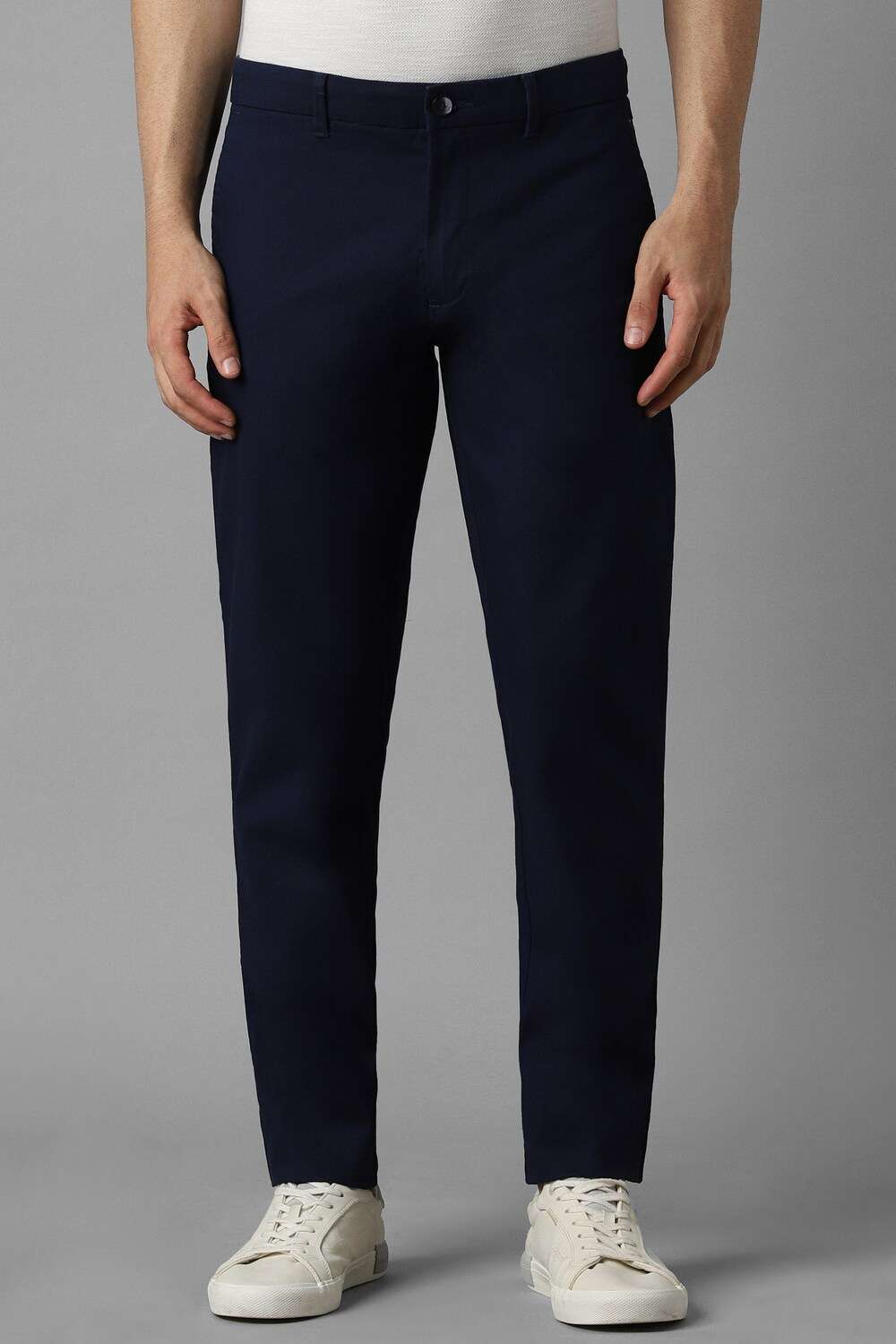 Solid-Cotton-Blend-Super-Slim-Fit-Men-s-Trousers