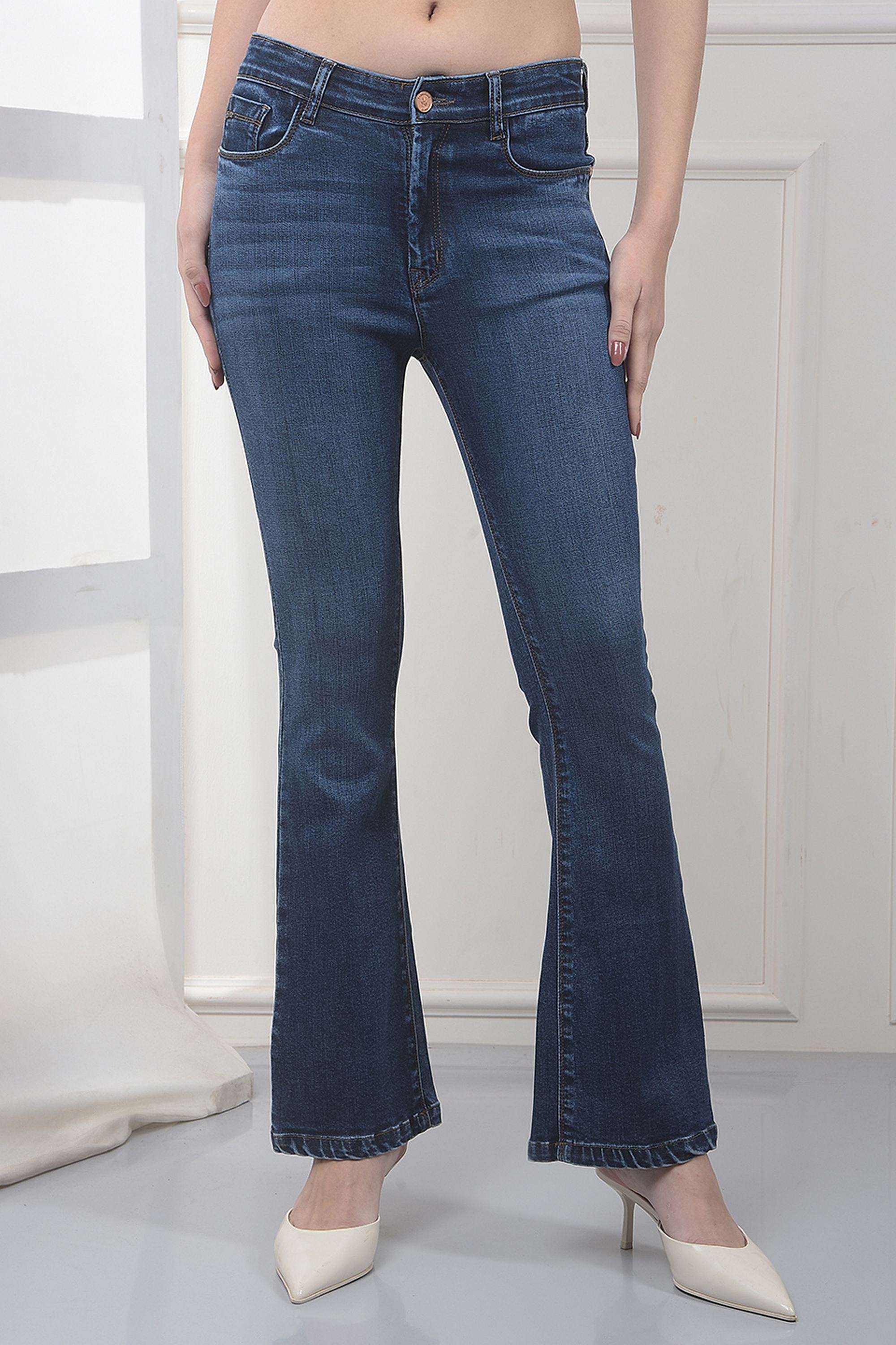 crimsoune club Solid Bootcut Fit Blended Fabric Women's Casual Wear Jeans-picture-10