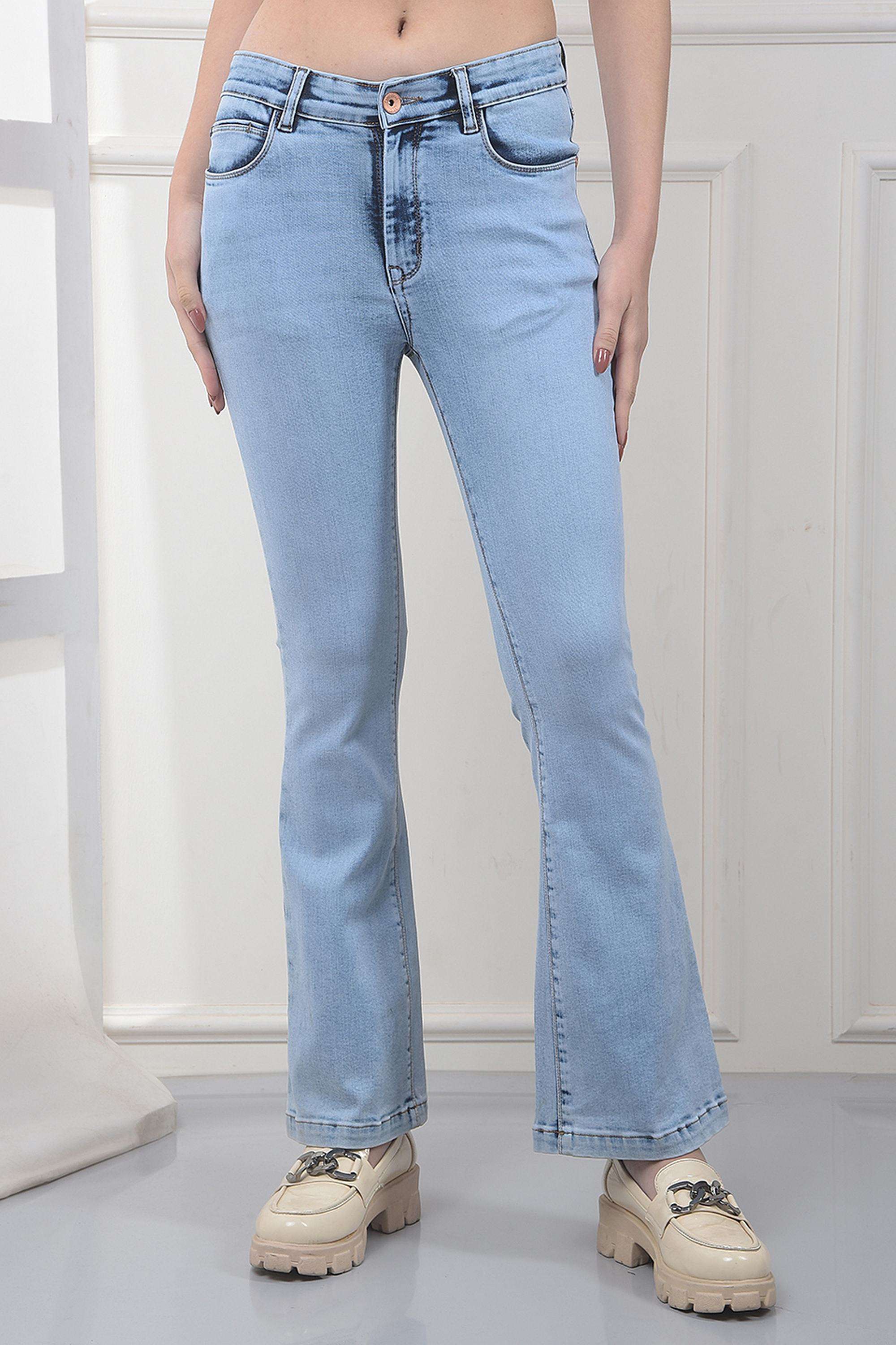 crimsoune club Solid Bootcut Fit Blended Fabric Women's Casual Wear Jeans-picture-19