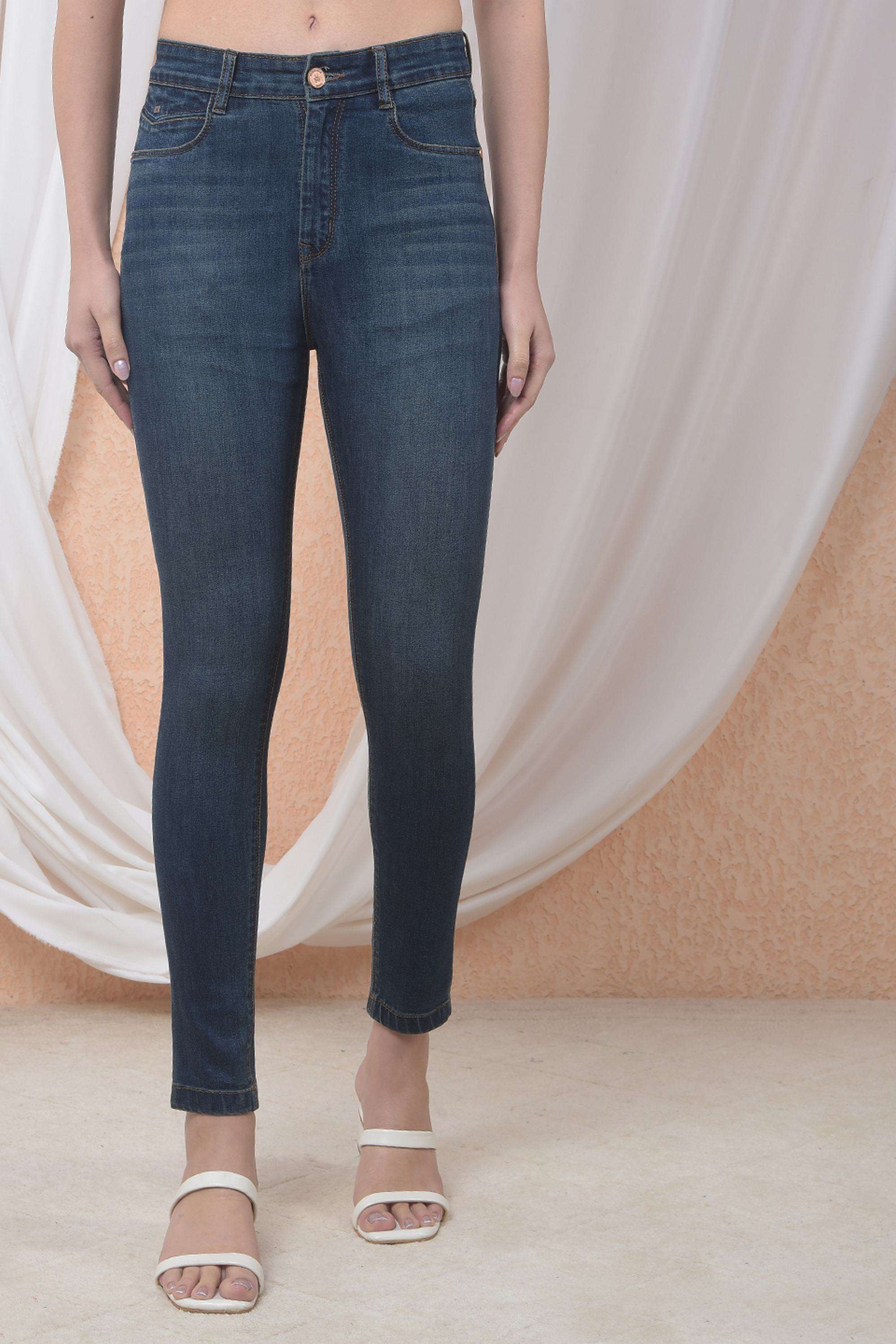 crimsoune club Solid Skinny Fit Blended Fabric Women's Casual Wear Jeans-picture-42