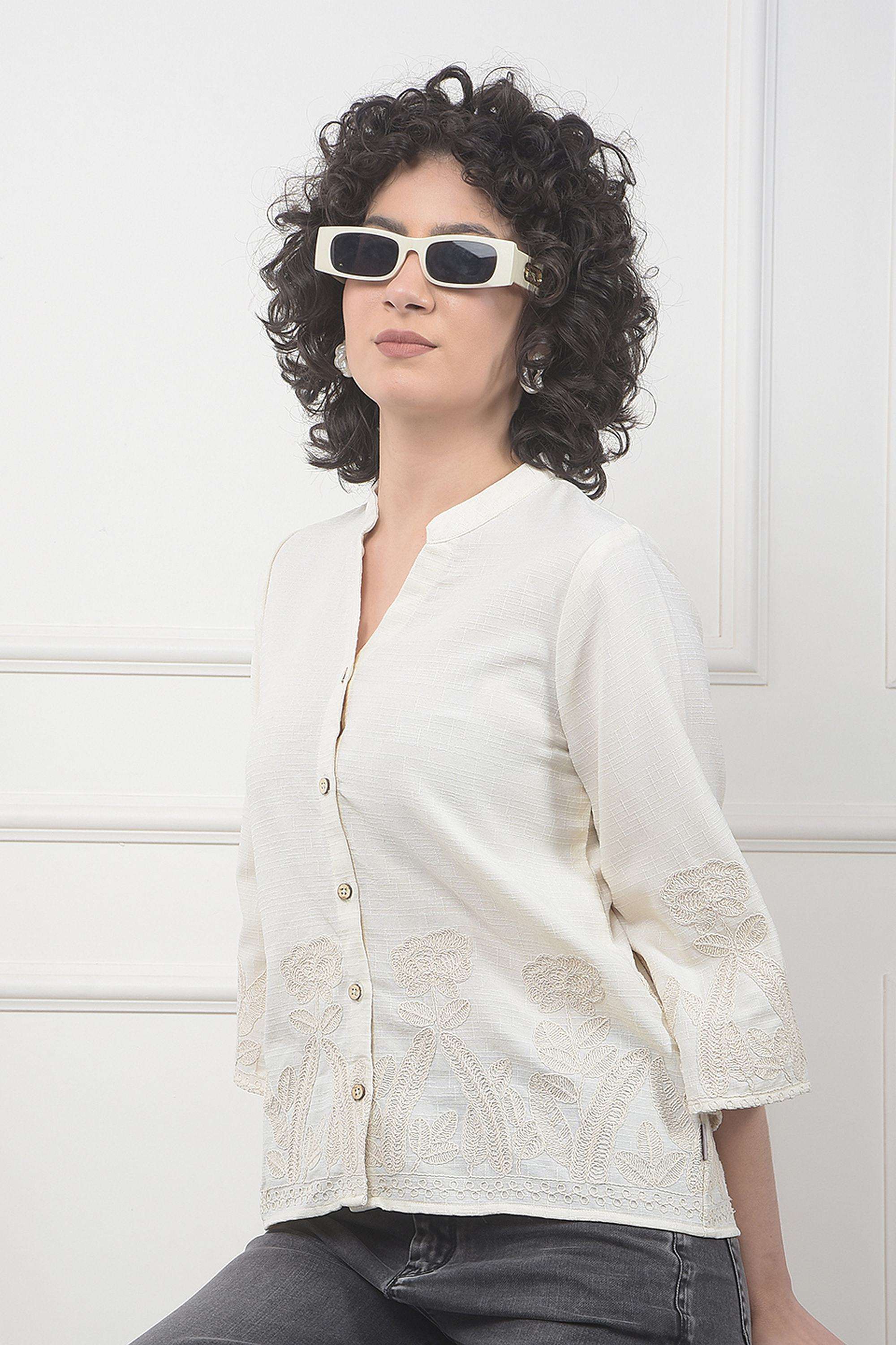 crimsoune club Embroidered Polyester Round Neck Women's Shirt-picture-34