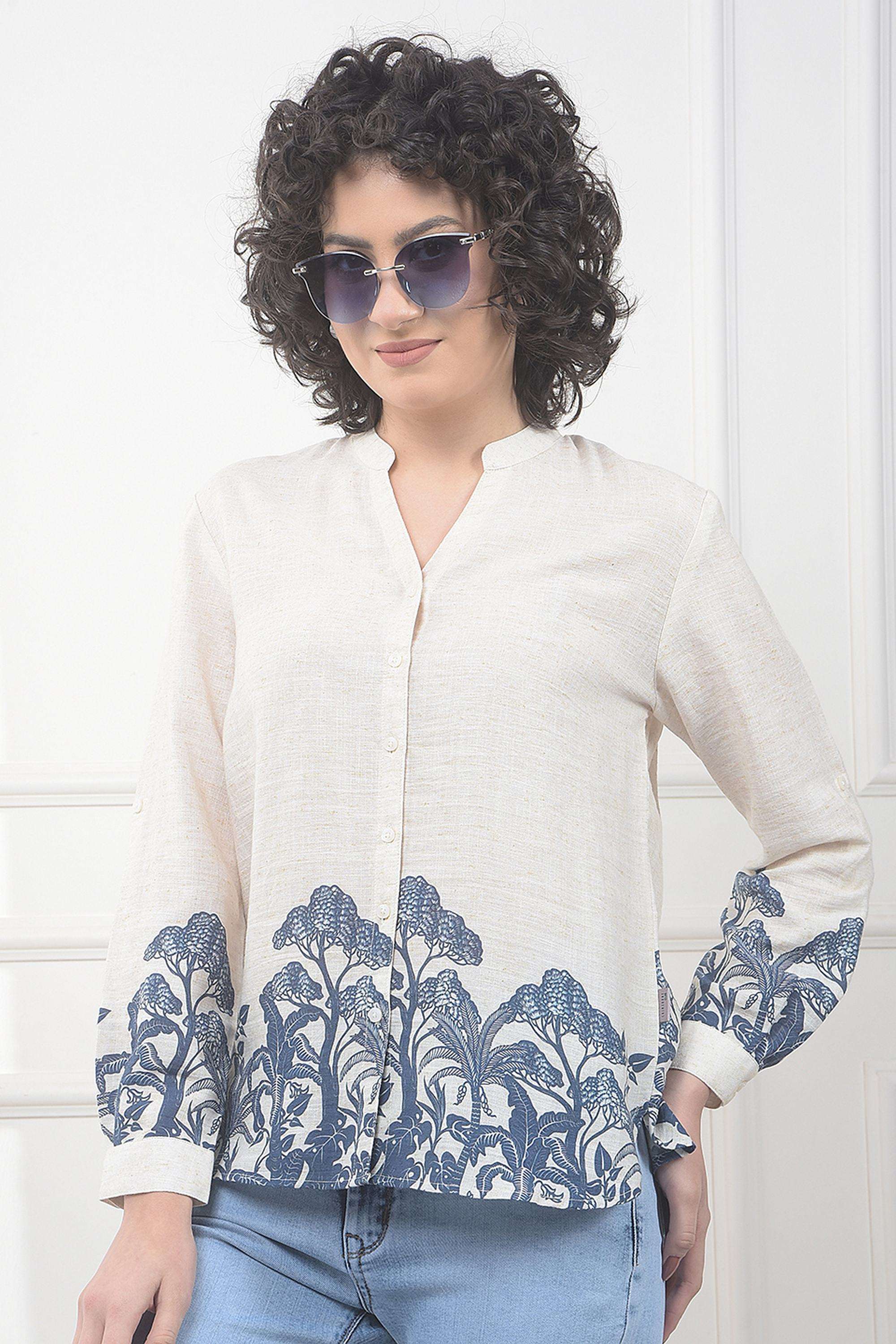 crimsoune club Printed Polyester Round Neck Women's Shirt-picture-10