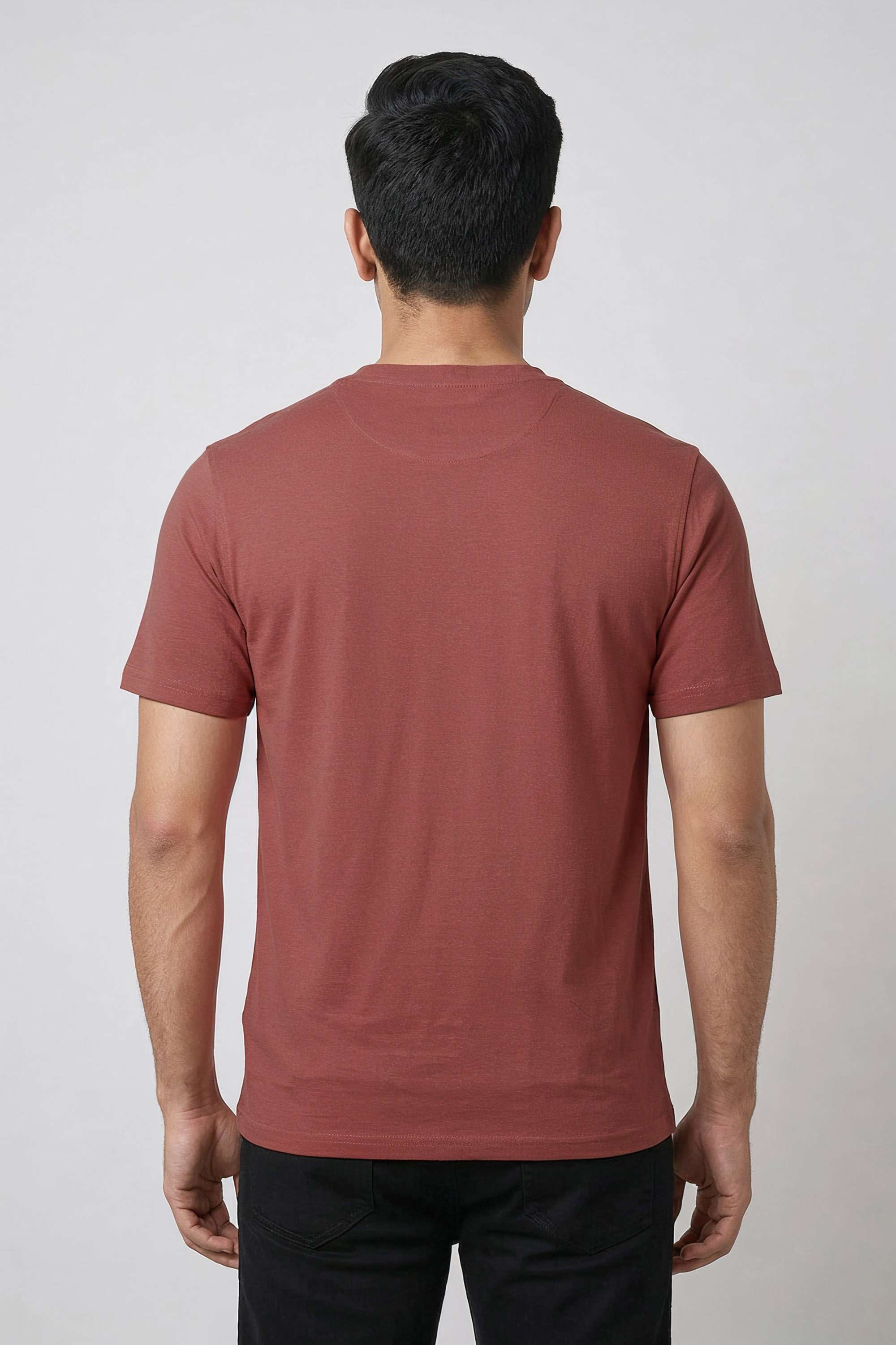 Solid-Cotton-Relaxed-Fit-Men-s-T-Shirt