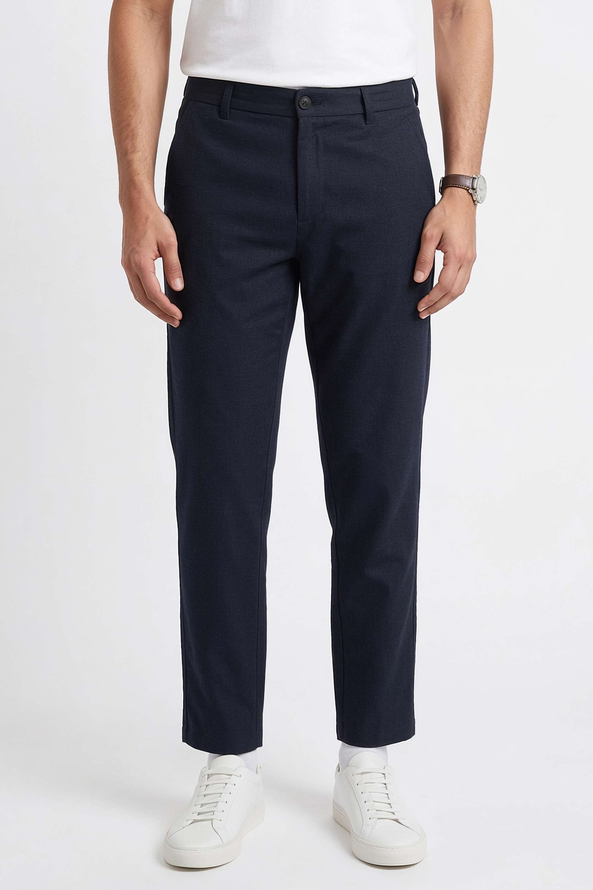 Solid-Cotton-Relaxed-Fit-Men-s-Trousers