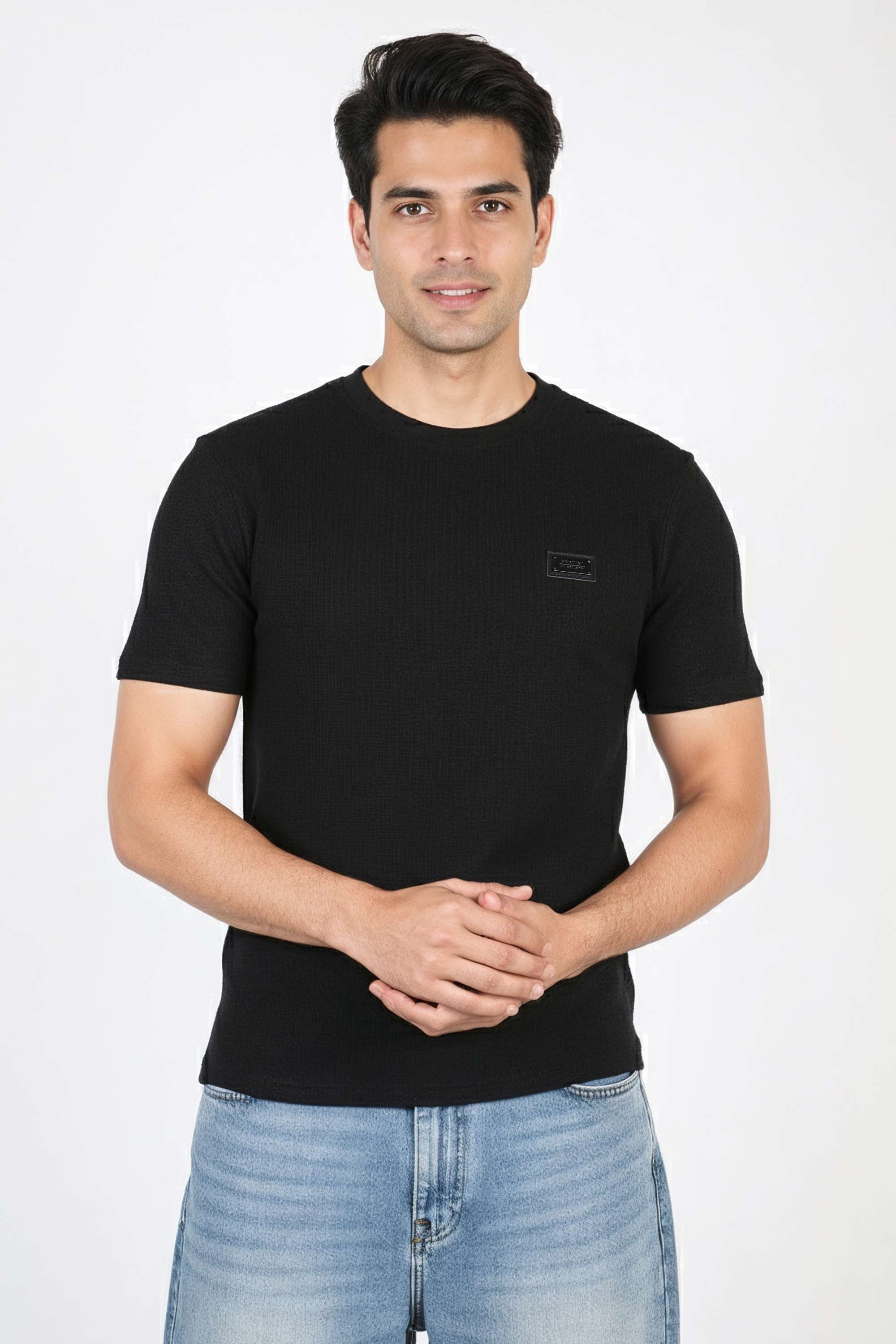 Textured-Poly-Cotton-Relaxed-Fit-Men-s-T-Shirt