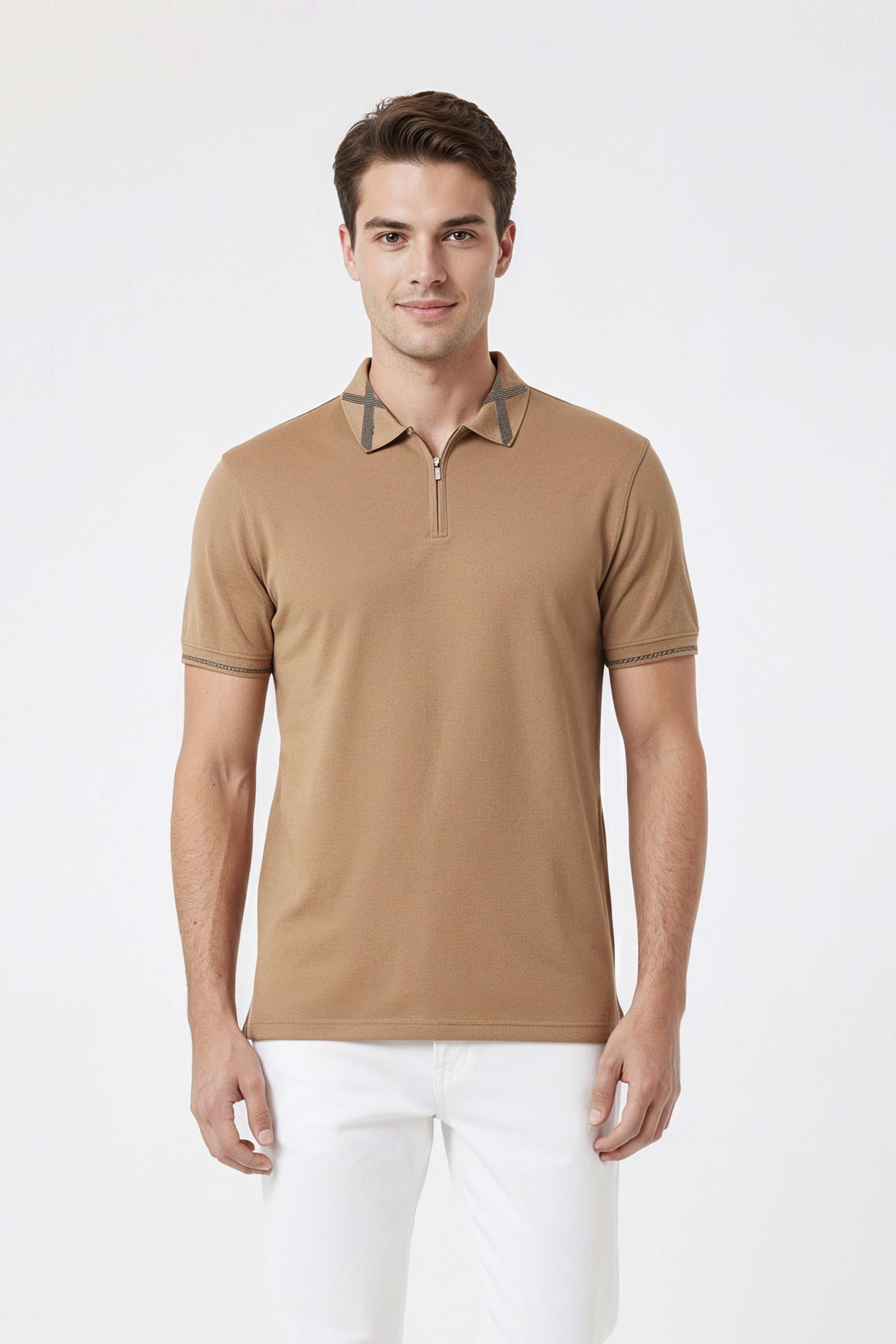 Solid-Cotton-Polo-Men-s-T-Shirt