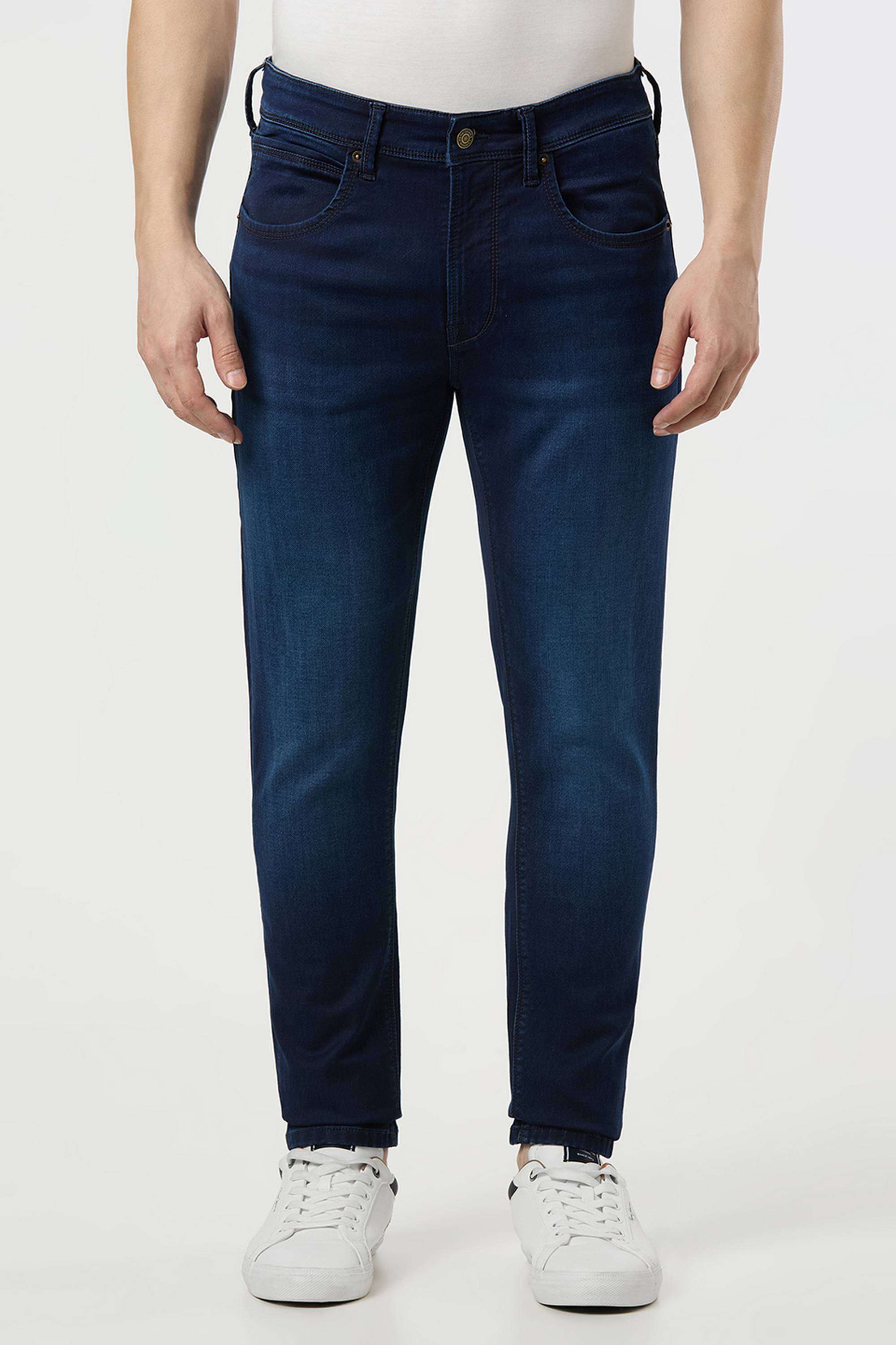 Solid-Poly-Cotton-Slim-Fit-Men-s-Jeans
