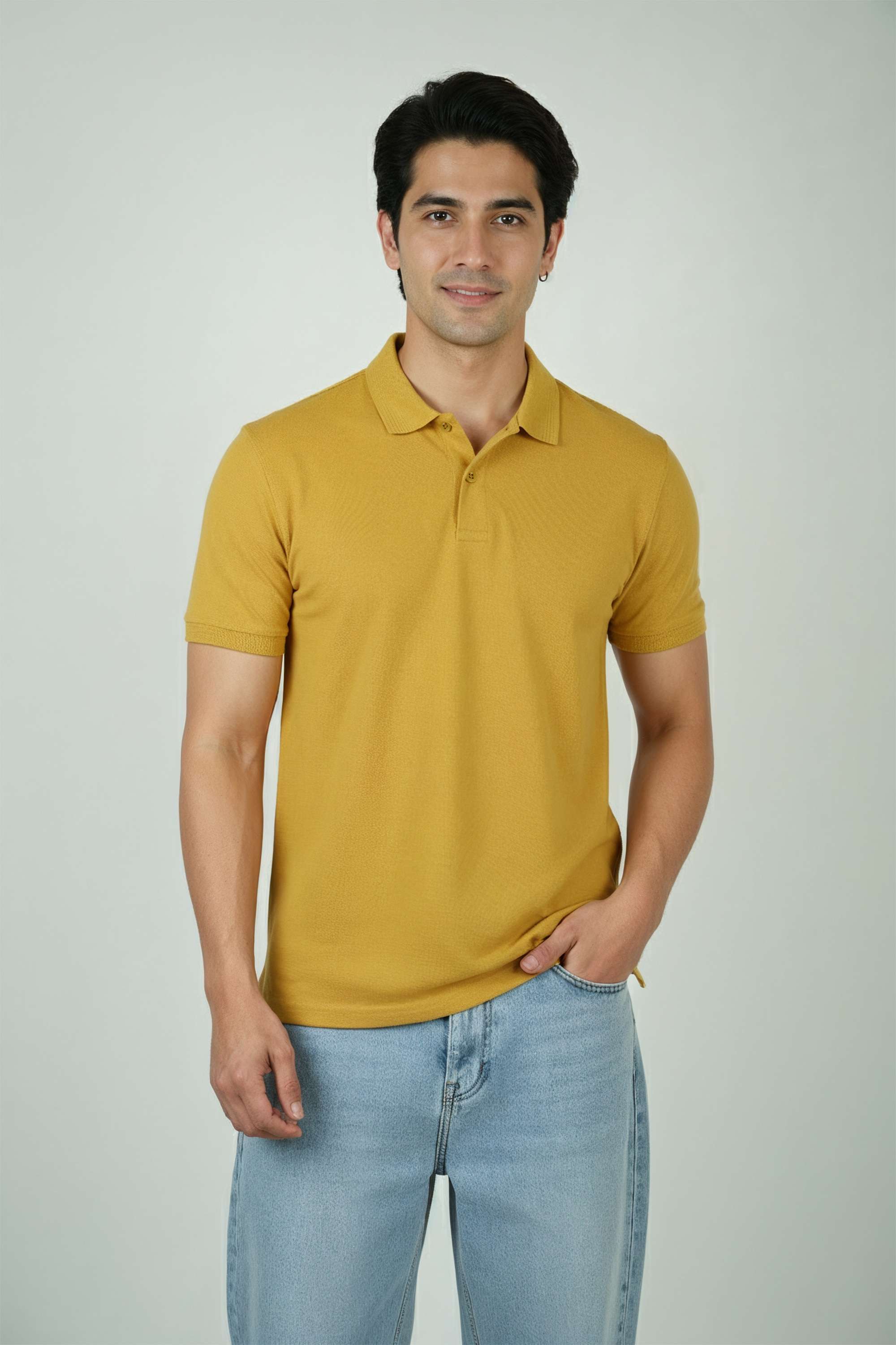 Solid-Poly-Cotton-Regular-Fit-Men-s-T-Shirt
